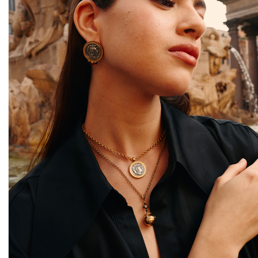 Ancient Coin Necklace