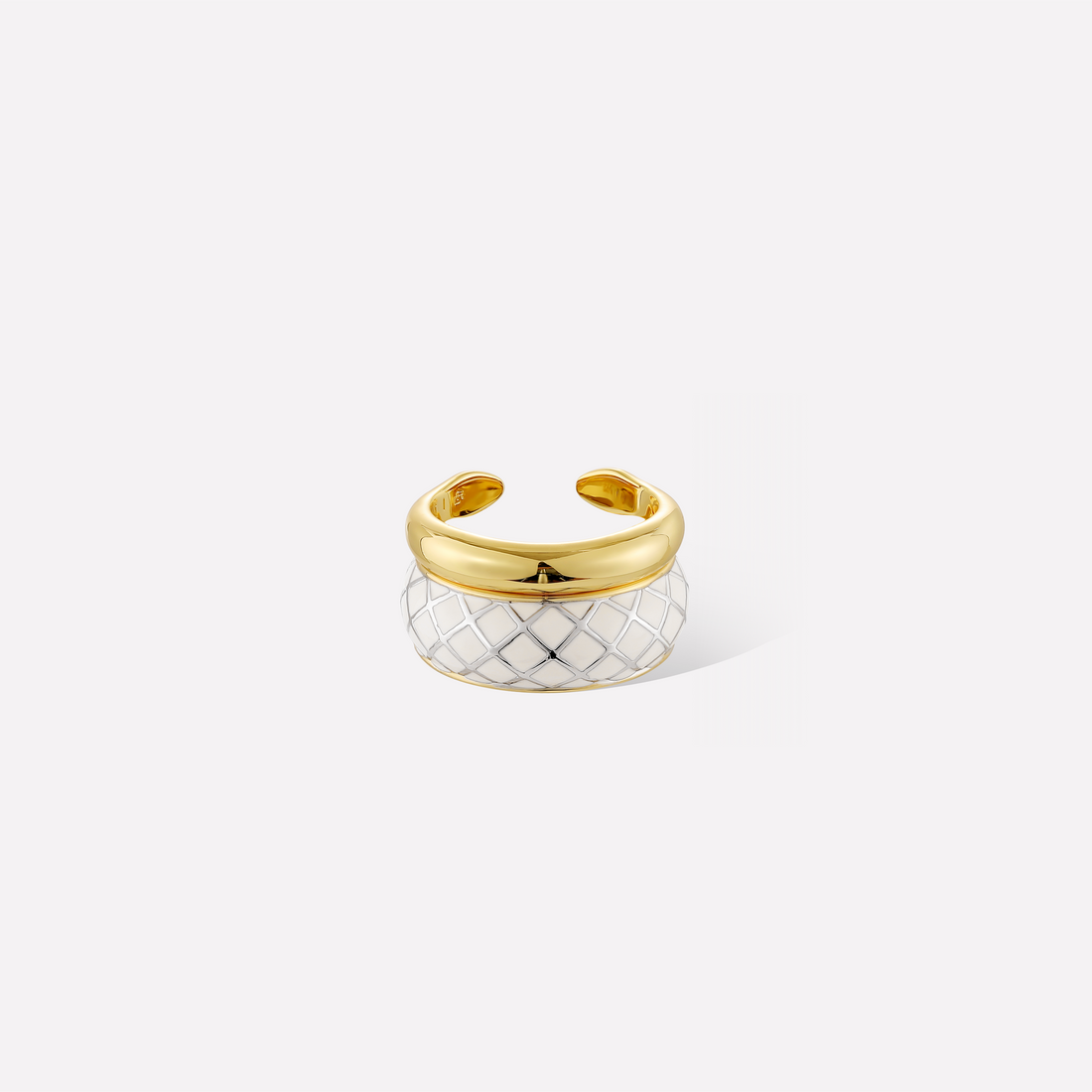 White Uraeus Ring