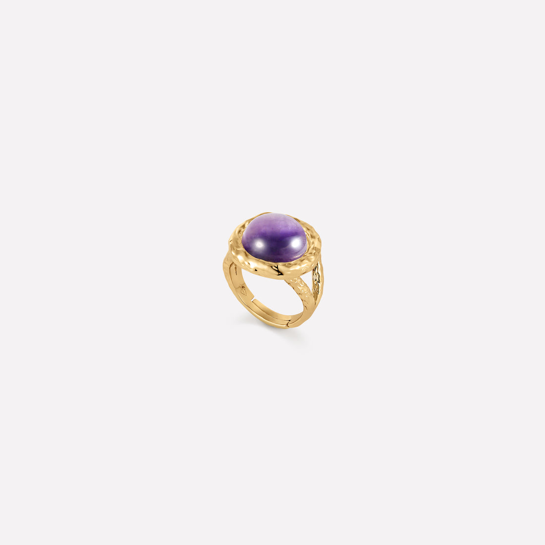 Aeolian Whispers Amethyst Ring