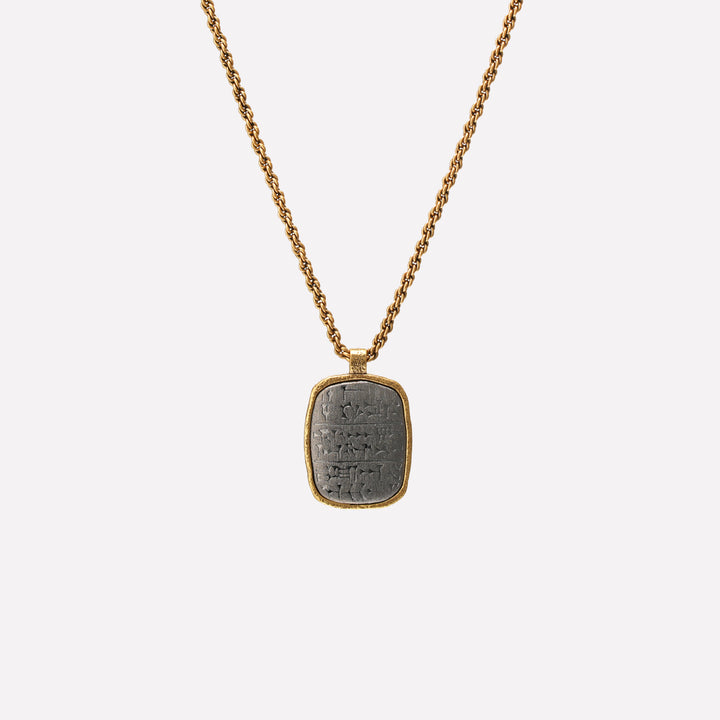 Cuneiform Tablet Pendant Necklace