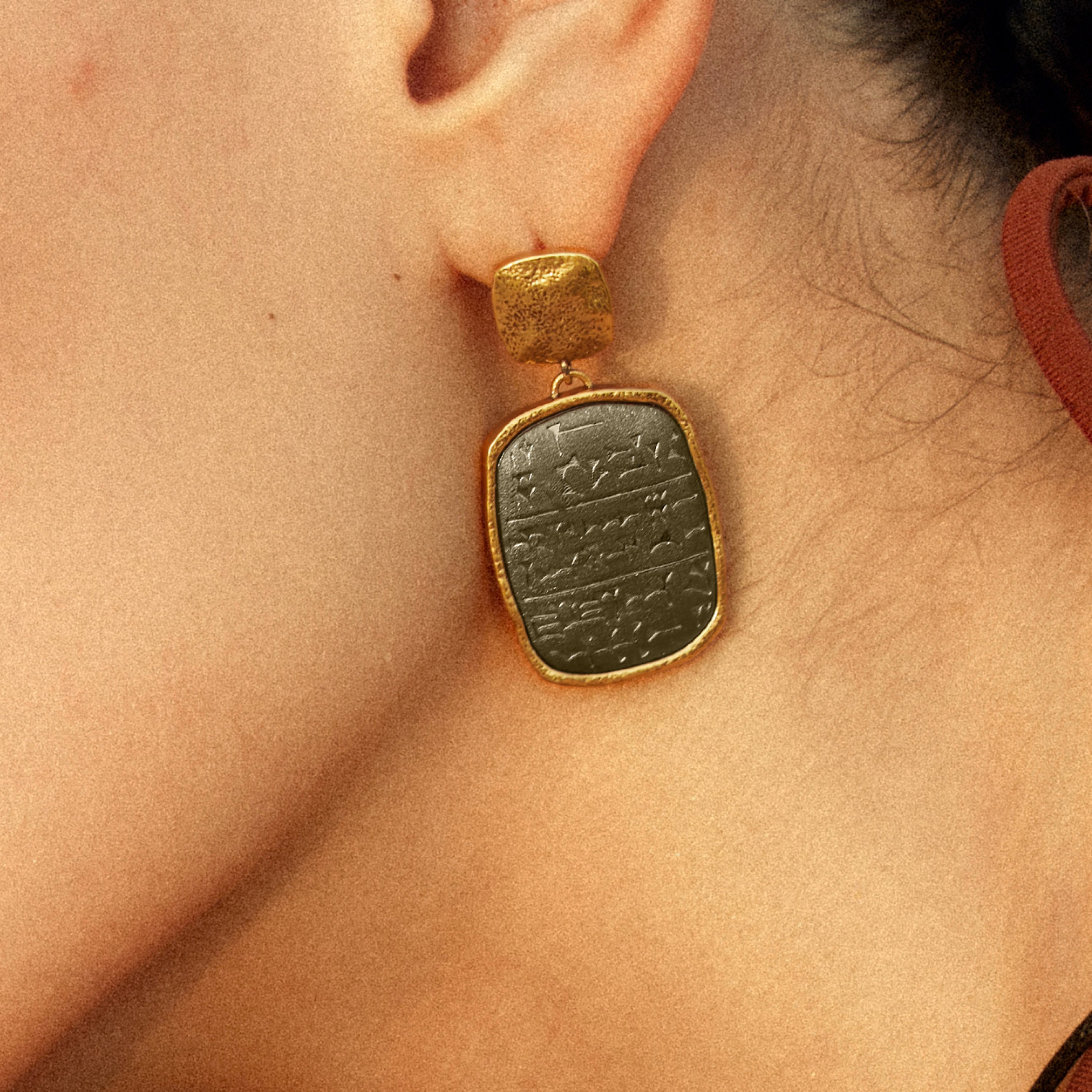 Cuneiform Tablet Earrings
