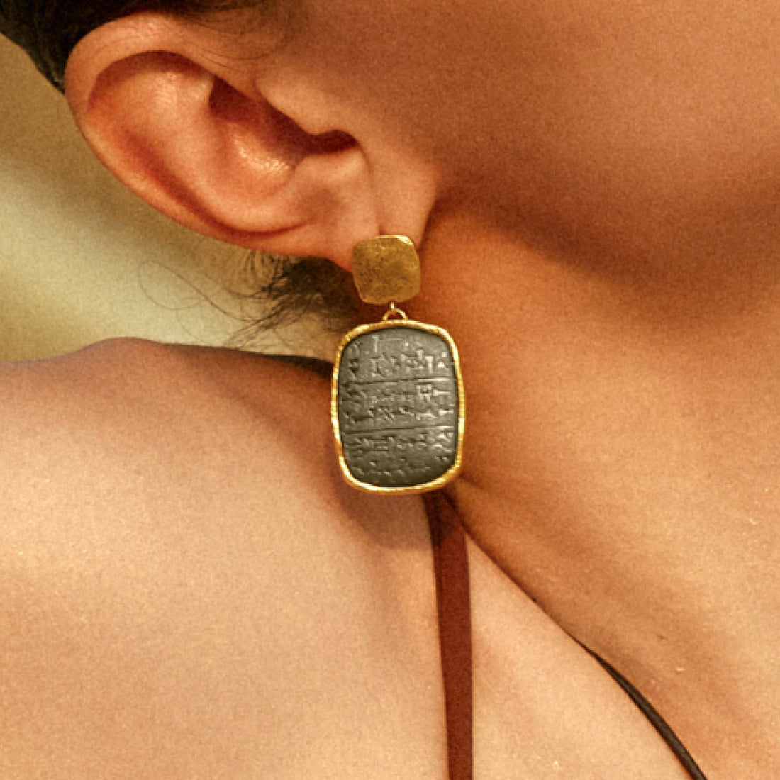 Cuneiform Tablet Earrings