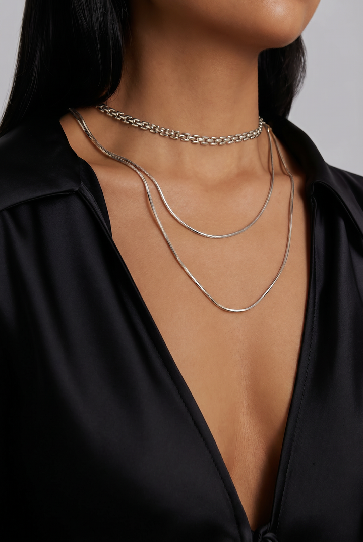 Rome Chain Necklace - Silver