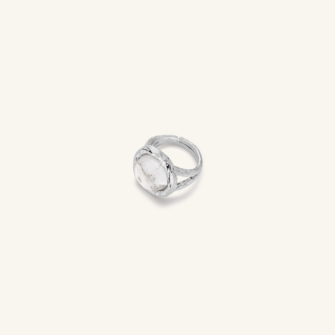 Aeolian Whispers Ring - White Gold Plated