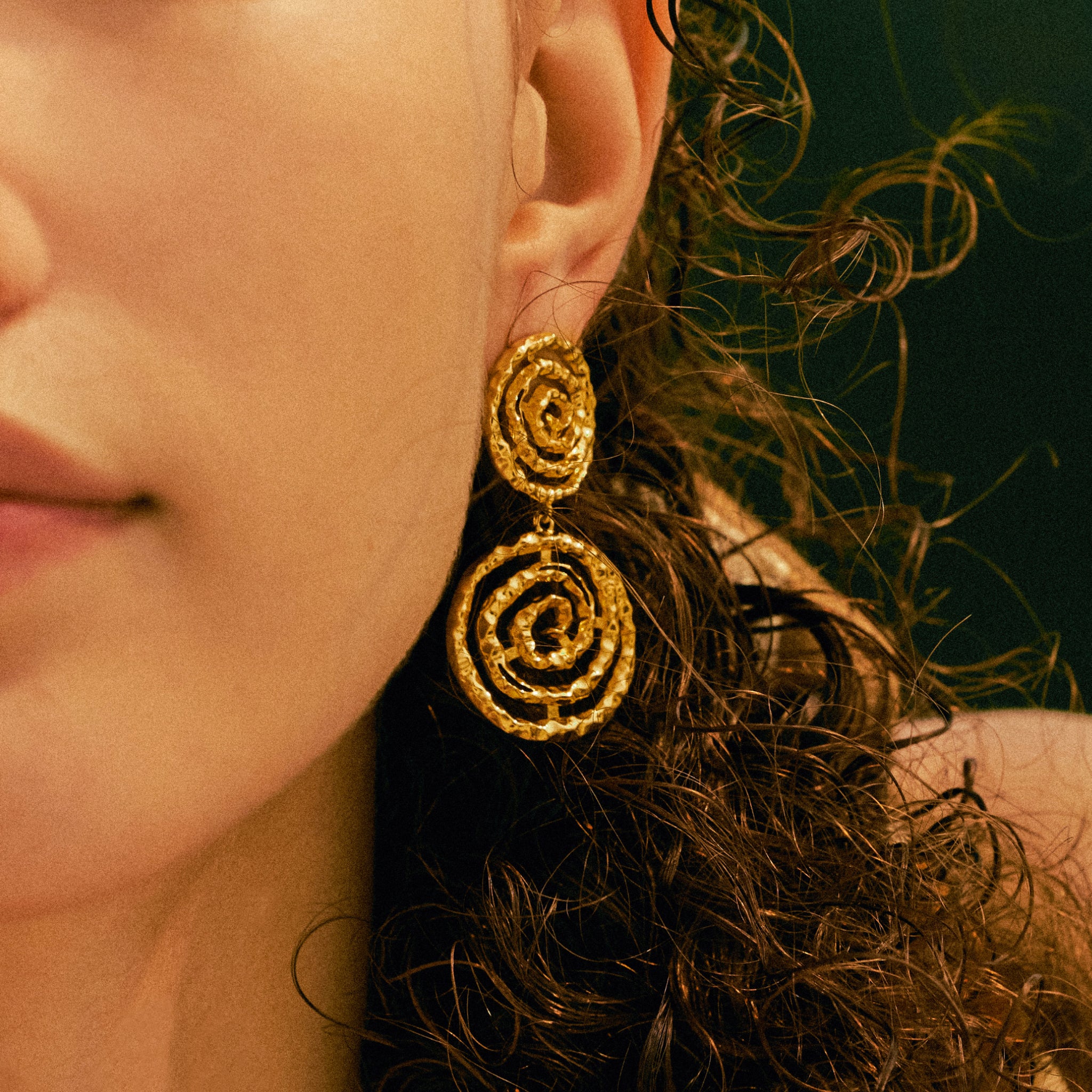 Eternal Spiral Drop Earring