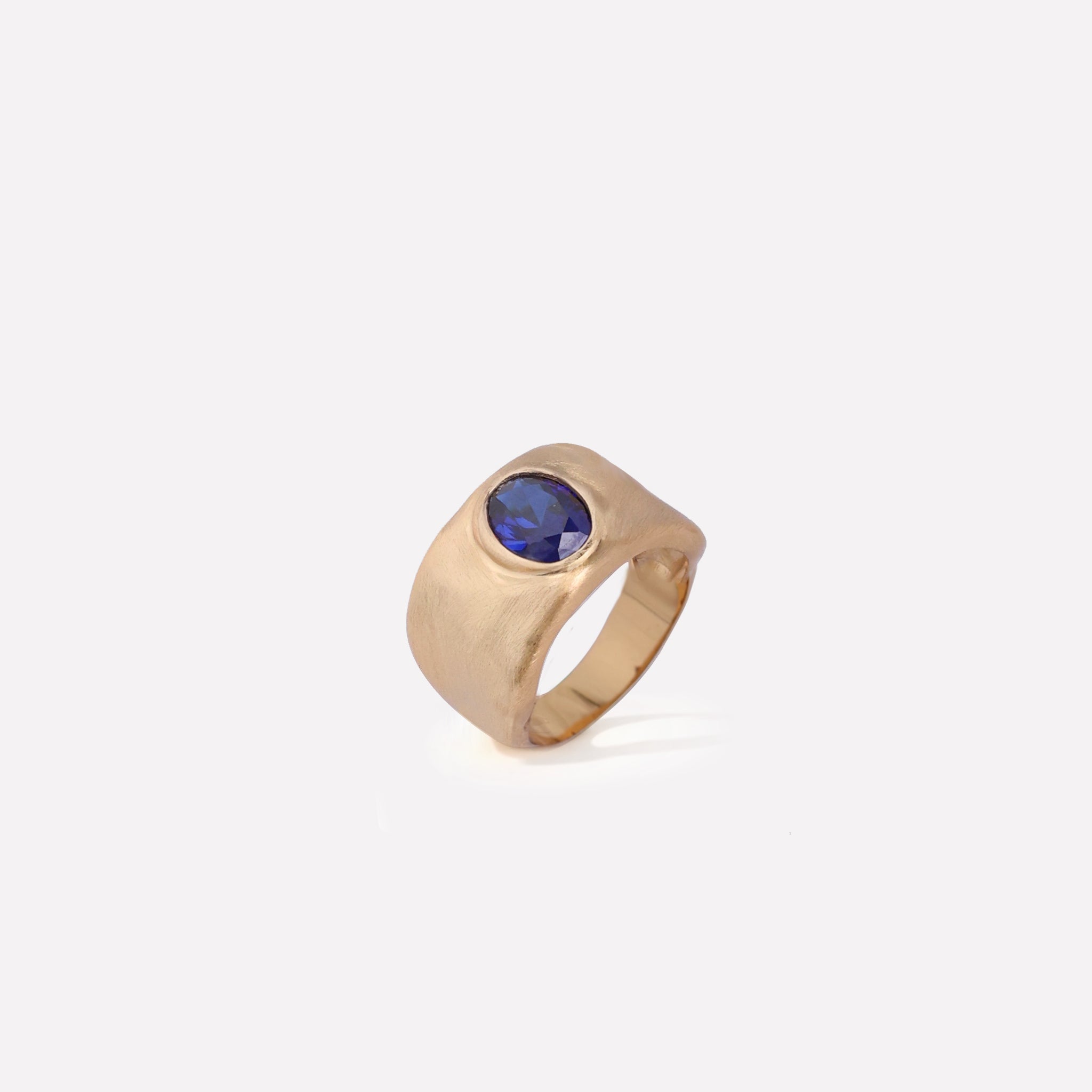 Fig Blue Crystal Ring