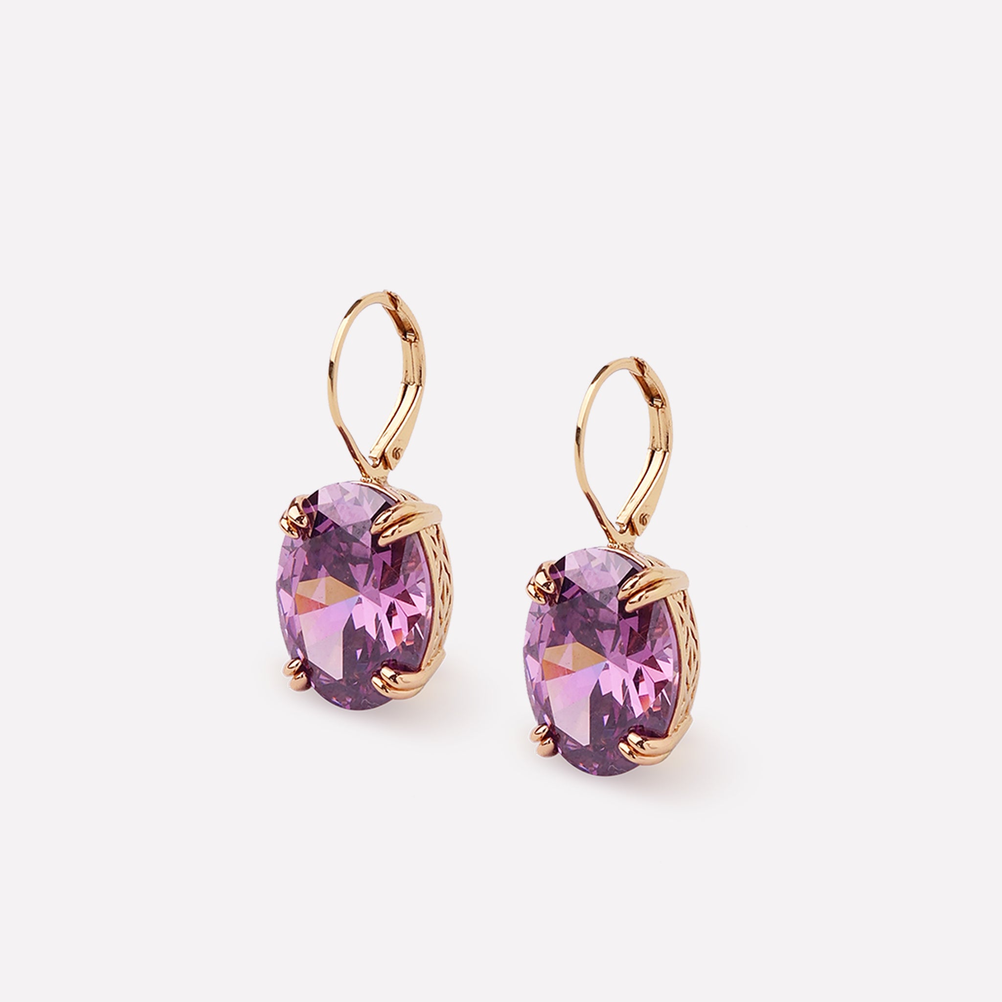 Grape Glow Earrings