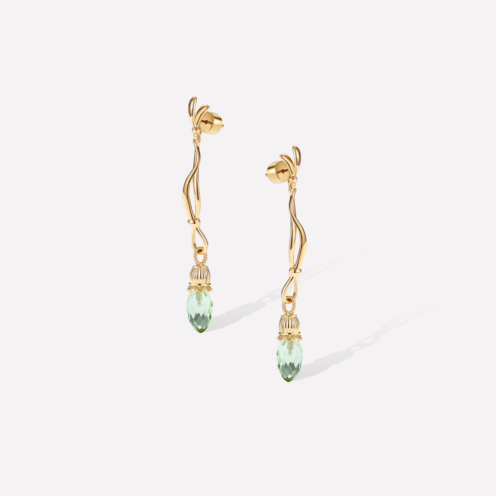 Nut Fairy Dangle Earrings