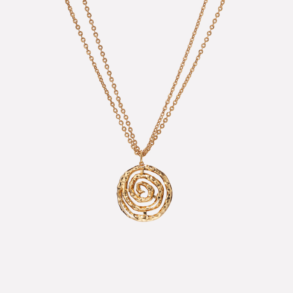 Eternal Spiral Round Pendant
