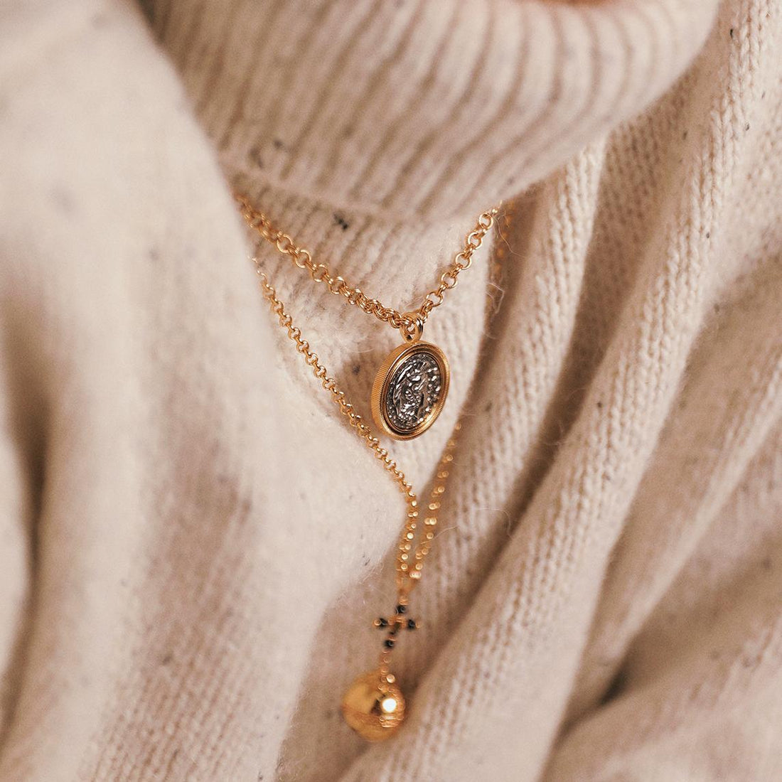 Ancient Coin Necklace