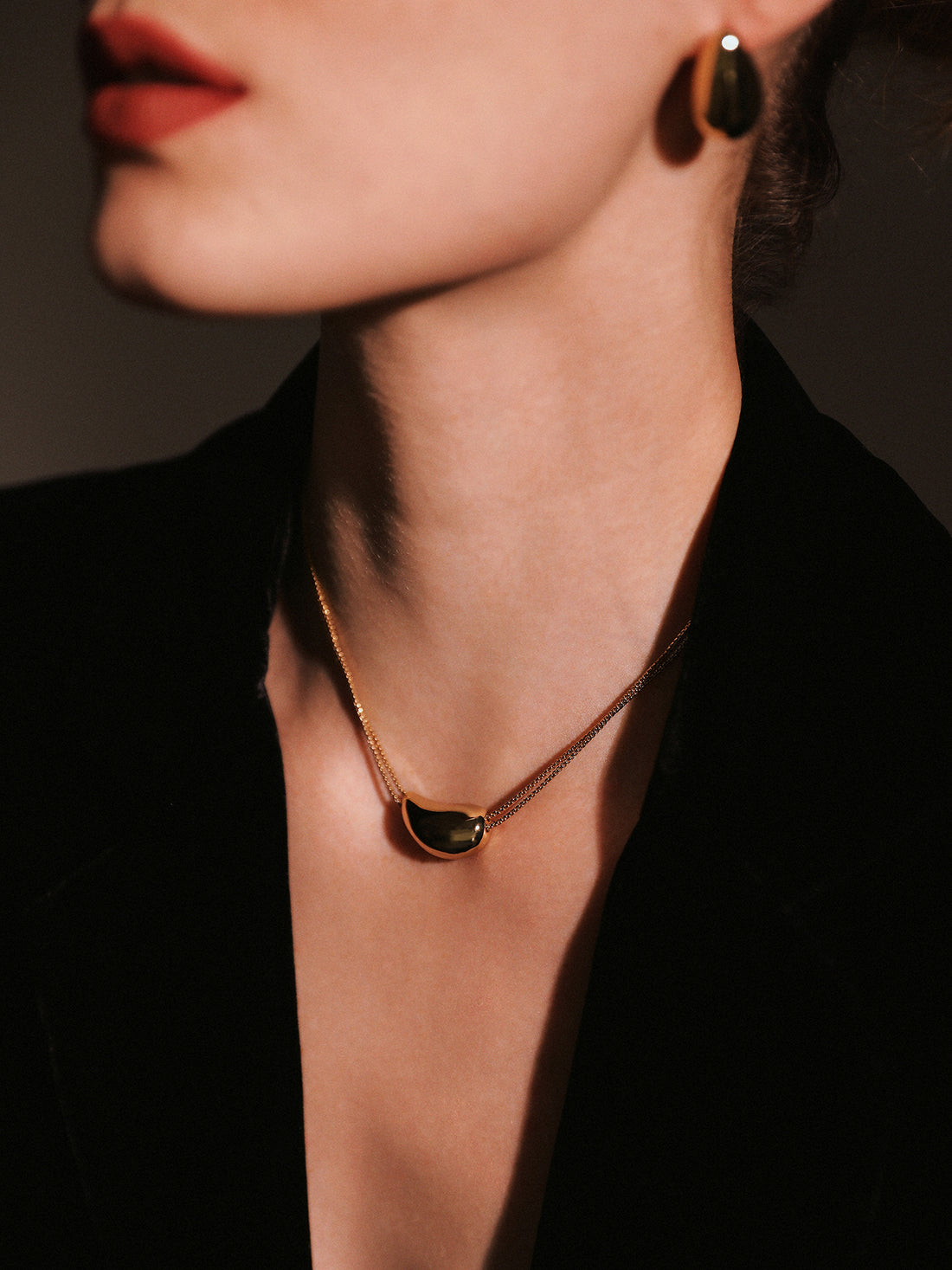 Drop Necklace - Gold Plated
