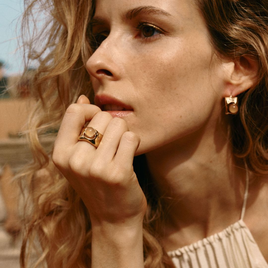 Dawn Light Hoop Earrings