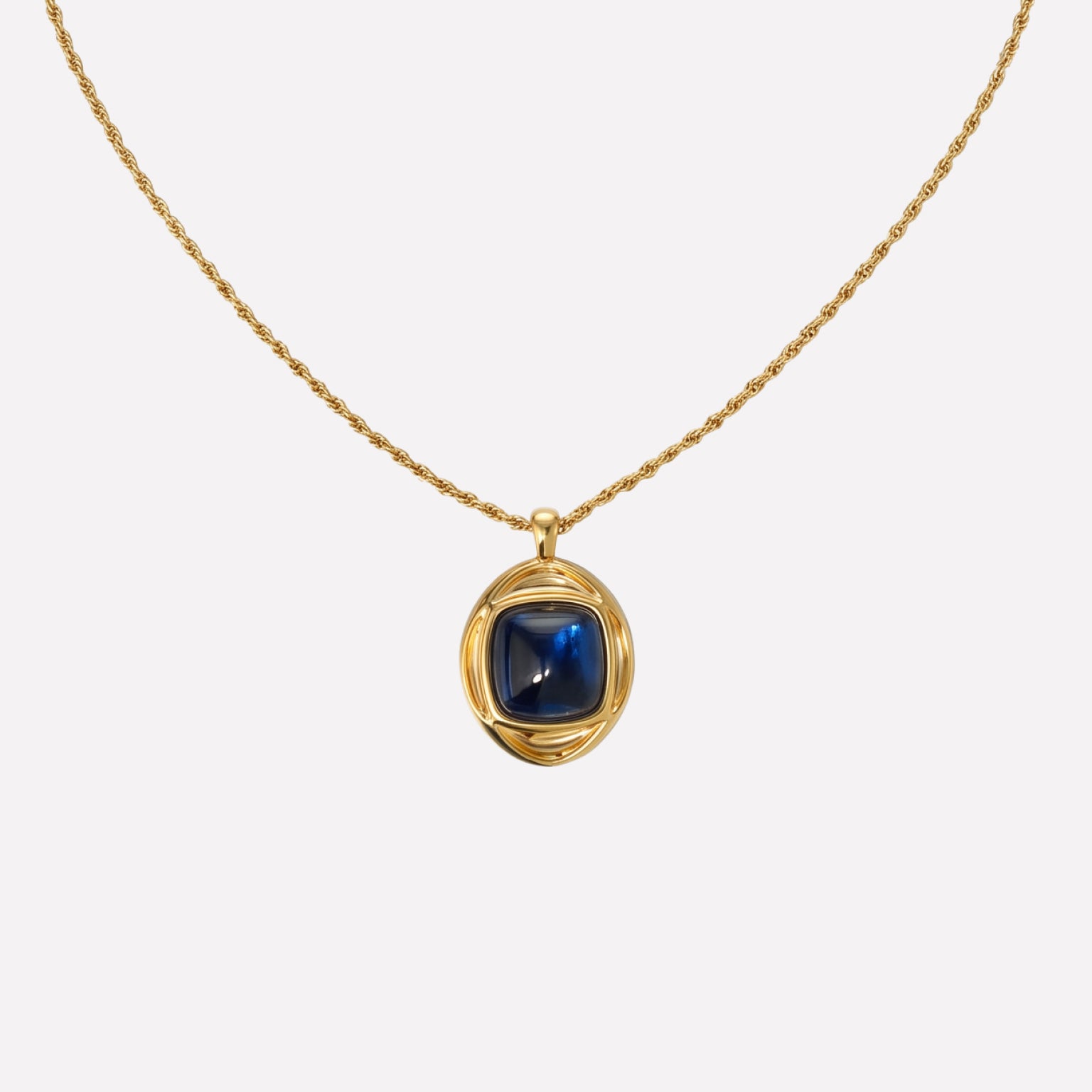Collier en pierre roi byzantin