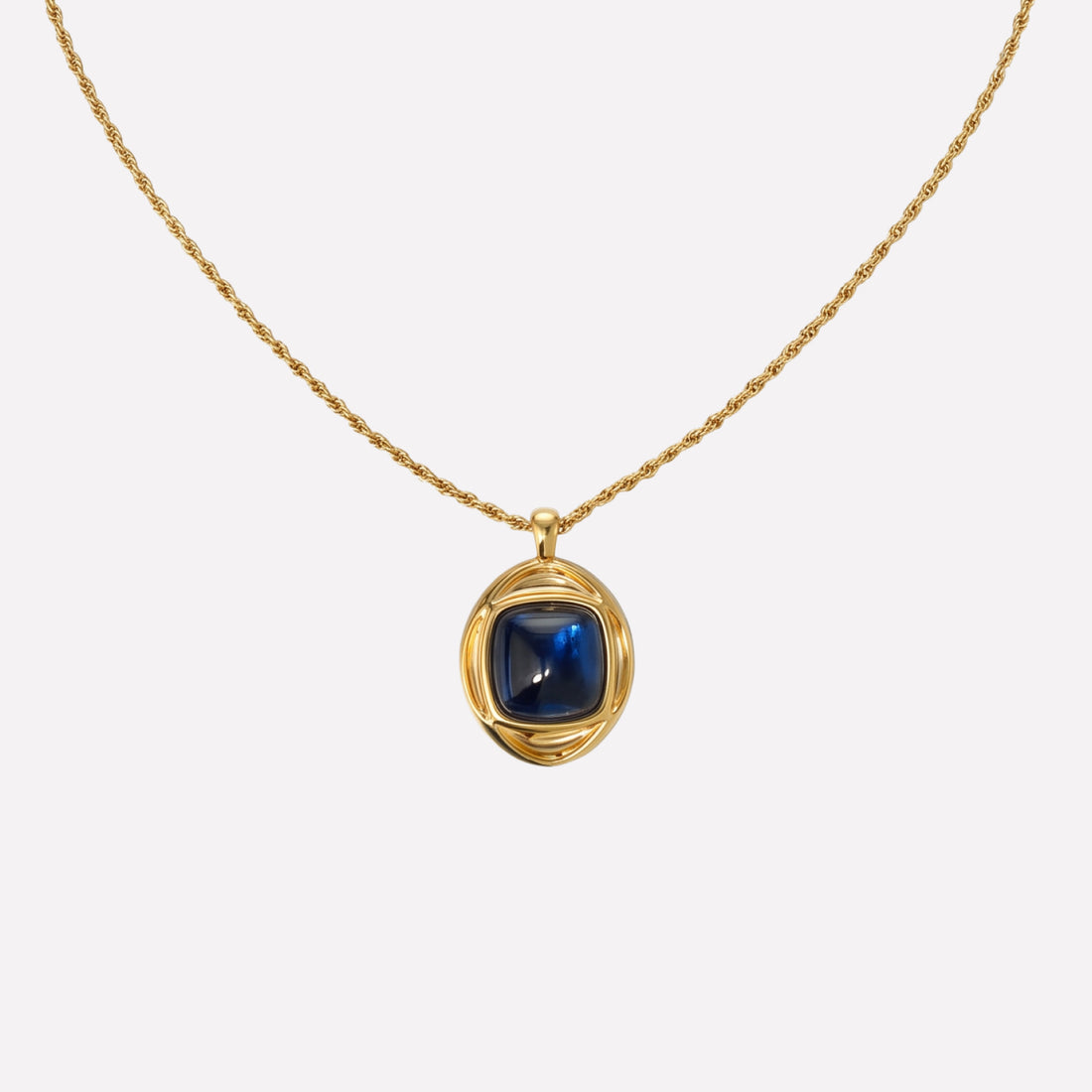 Collier en pierre roi byzantin