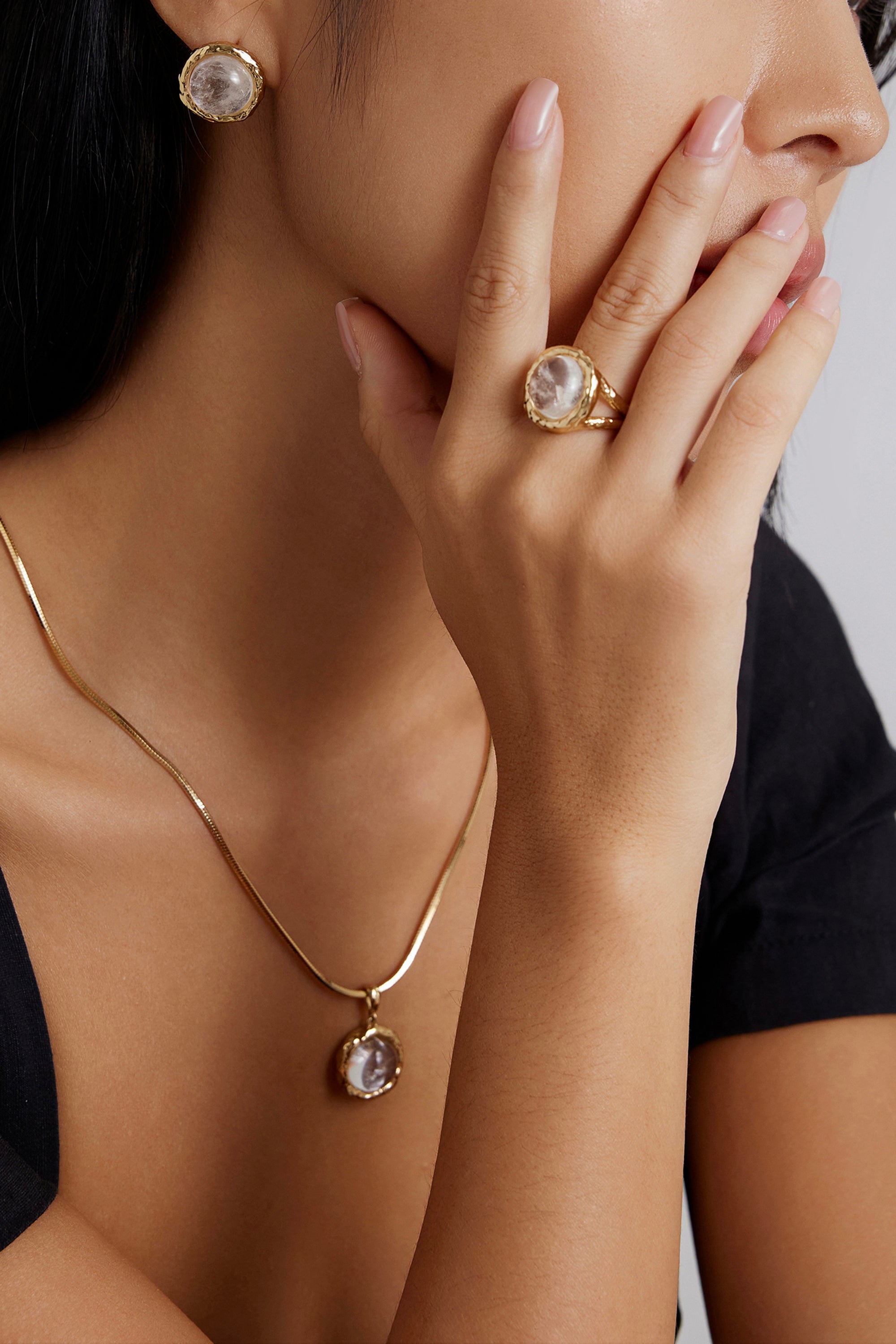 Aeolian Whispers Ring - Gold Plated