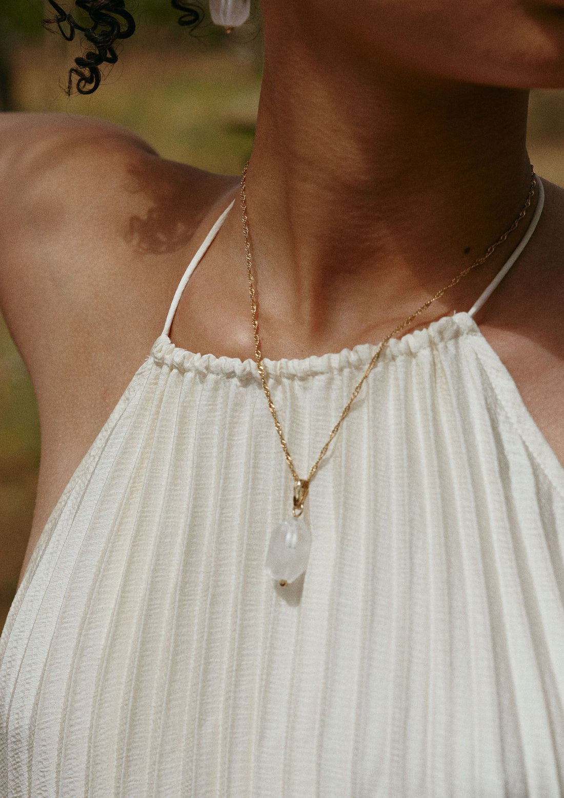 Fluffy Cloud Necklace