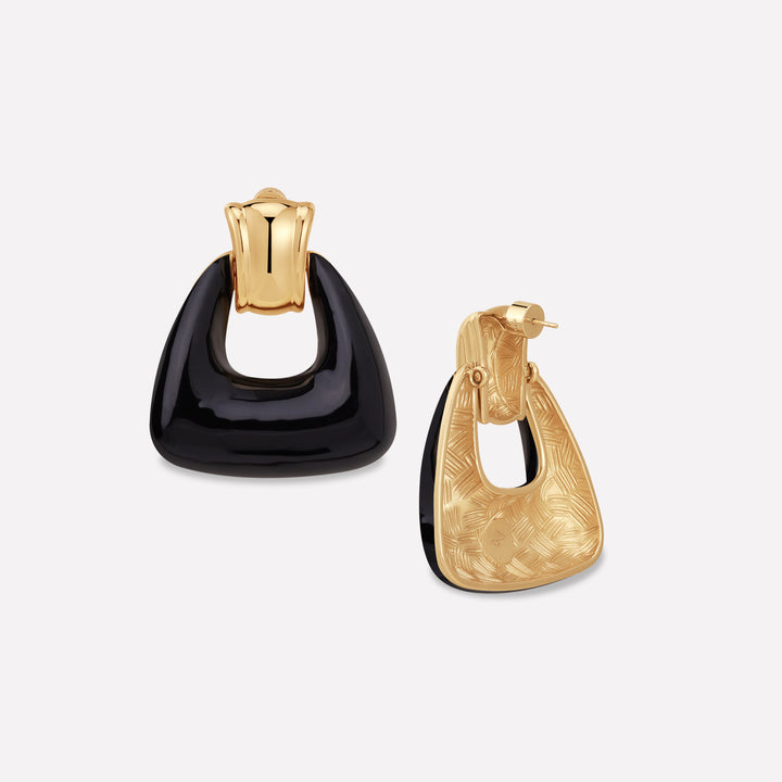 Ostuni Black Earrings