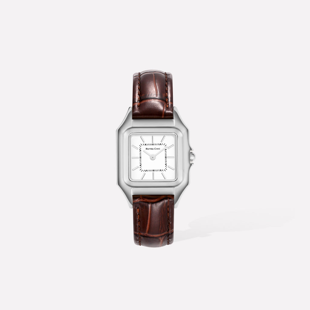 Vatican Majesty Watch - Brown & Silver