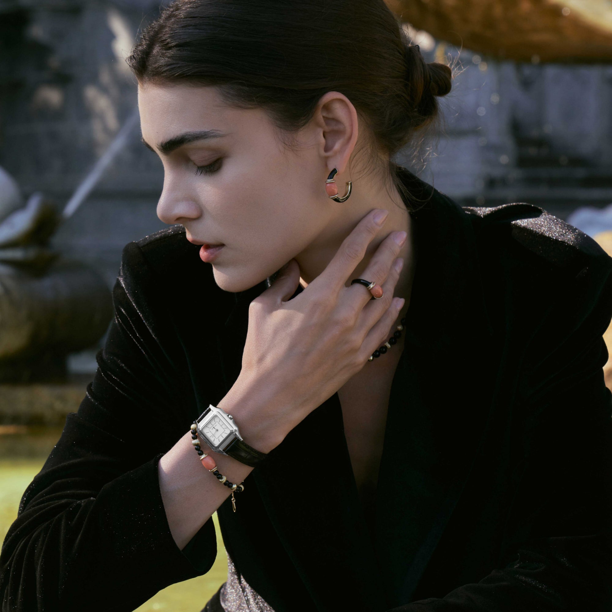 Vatican Majesty Watch - Black & Silver