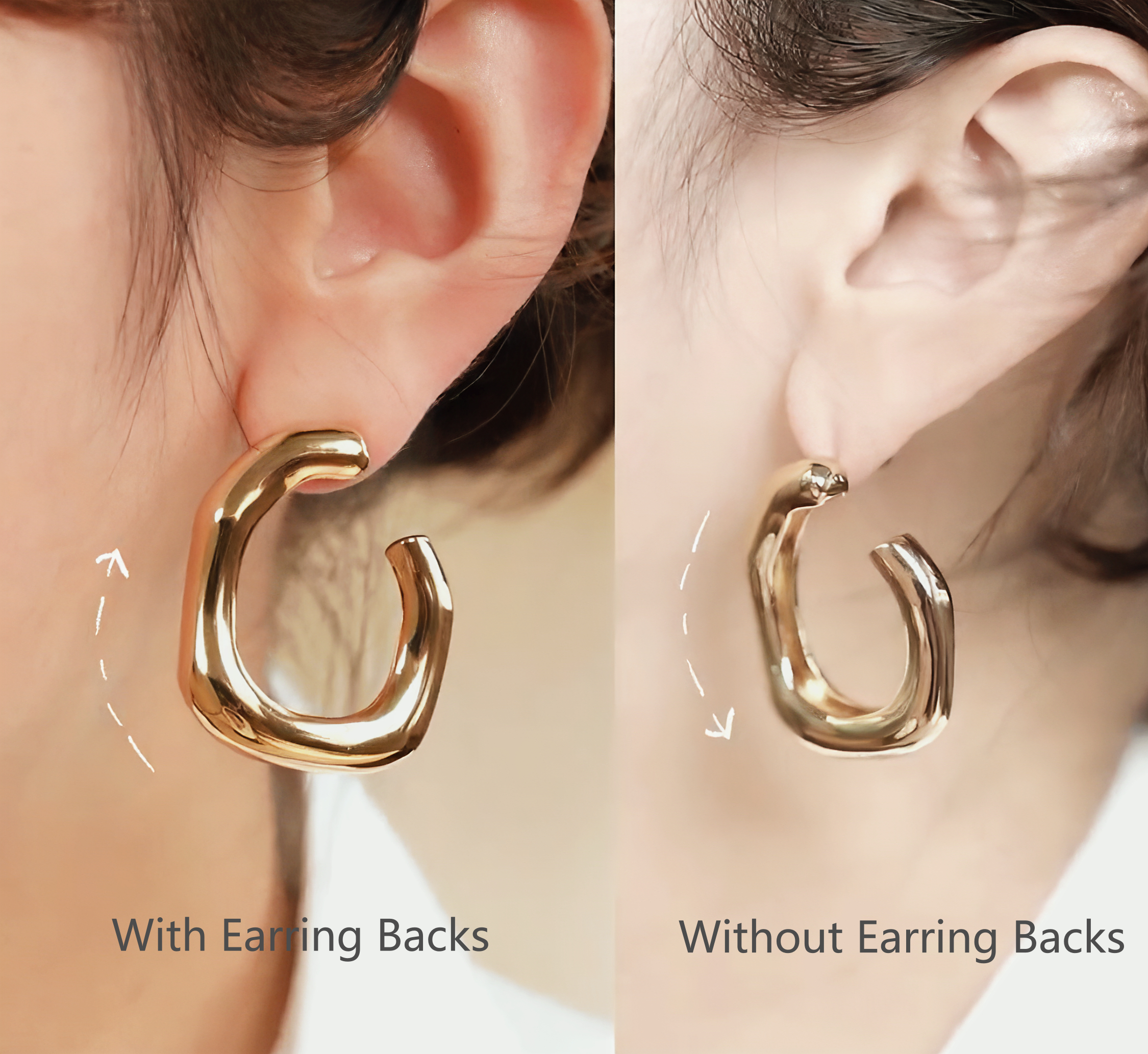 RC Fan Earring Backs