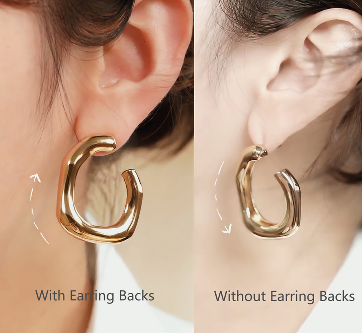 RC Fan Earring Backs