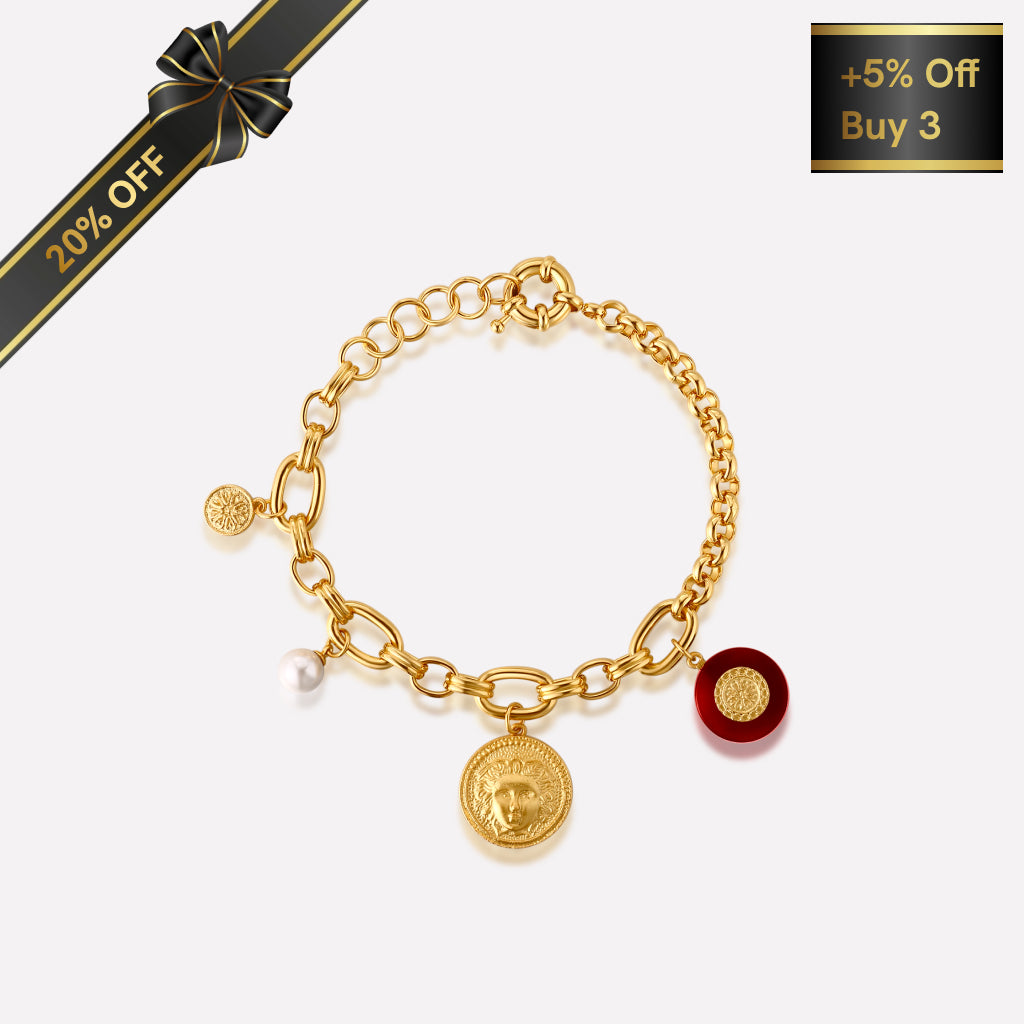 Retro Coin Bracelet