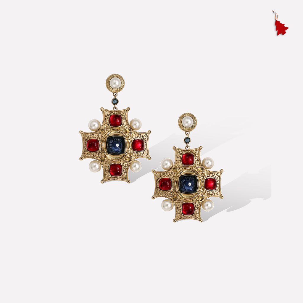 Byzantine King Earrings