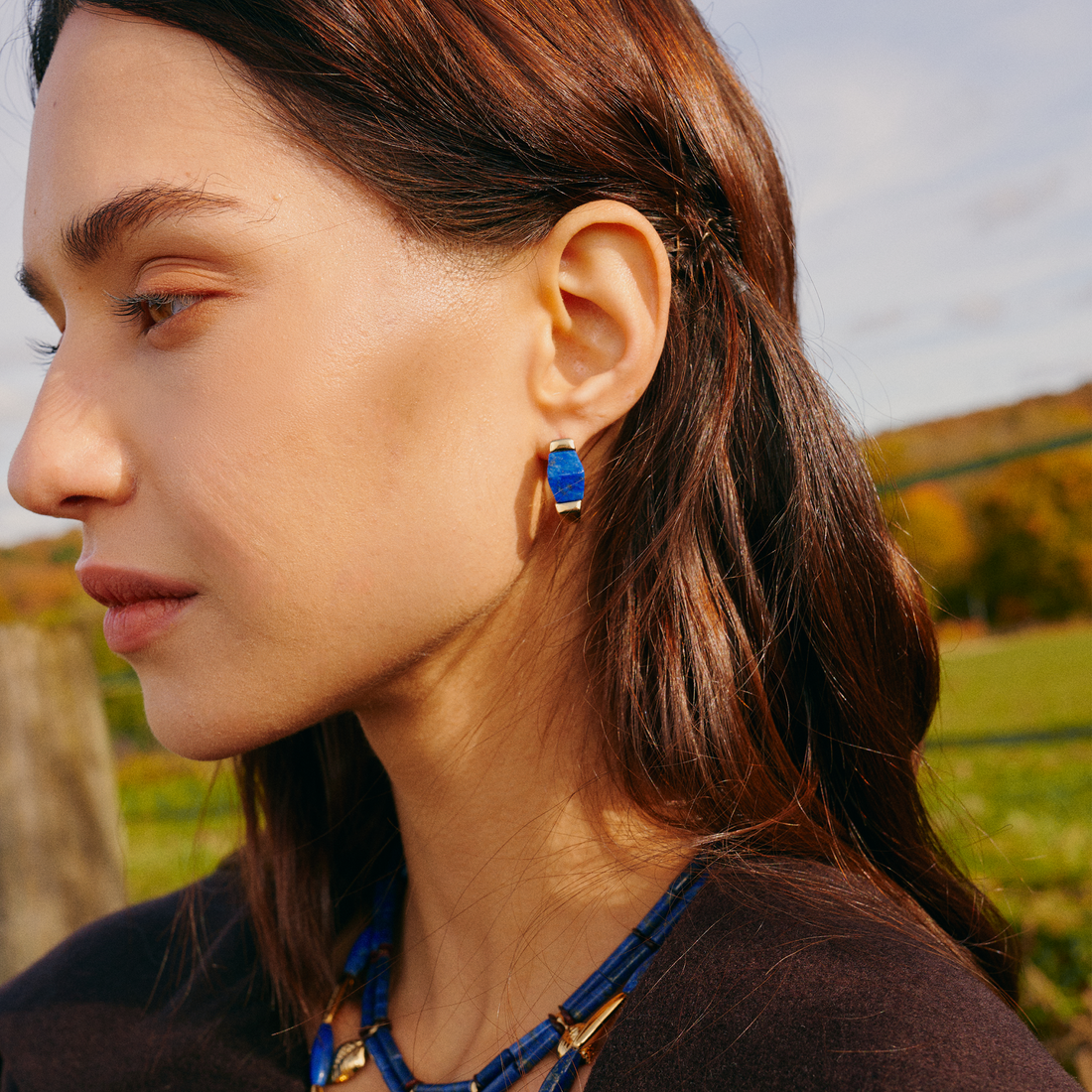 Ishtar Goddess Hoop Earrings