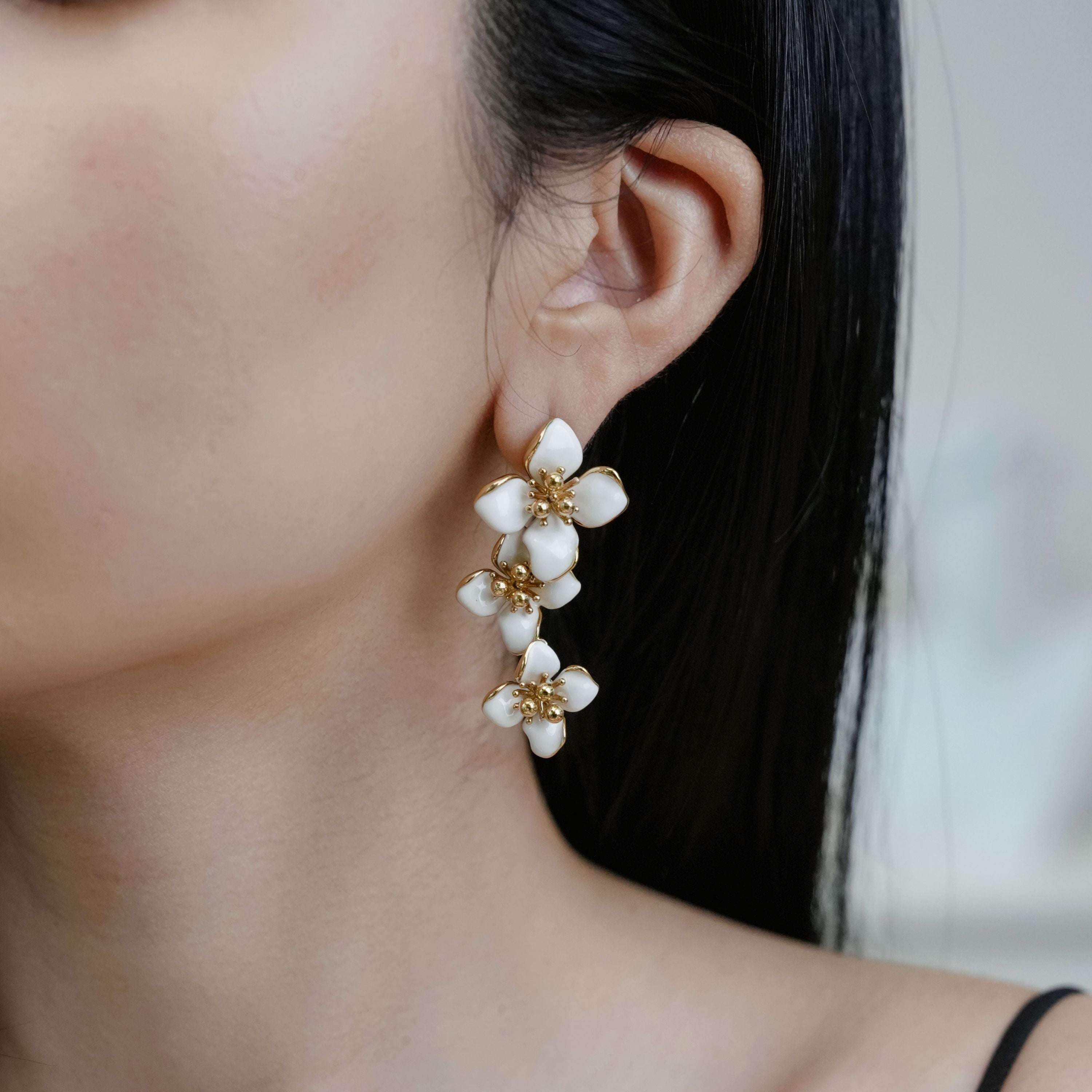 Iris Blossom Earrings