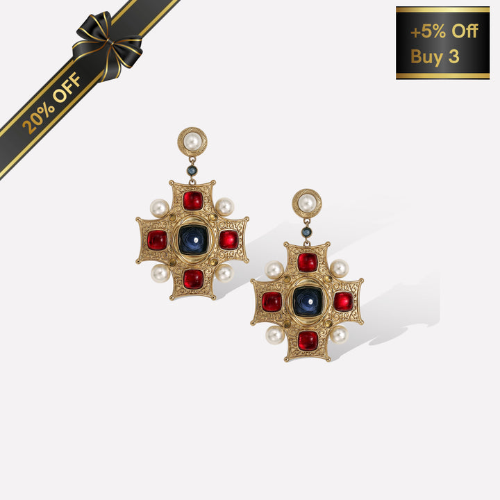 Byzantine King Earrings