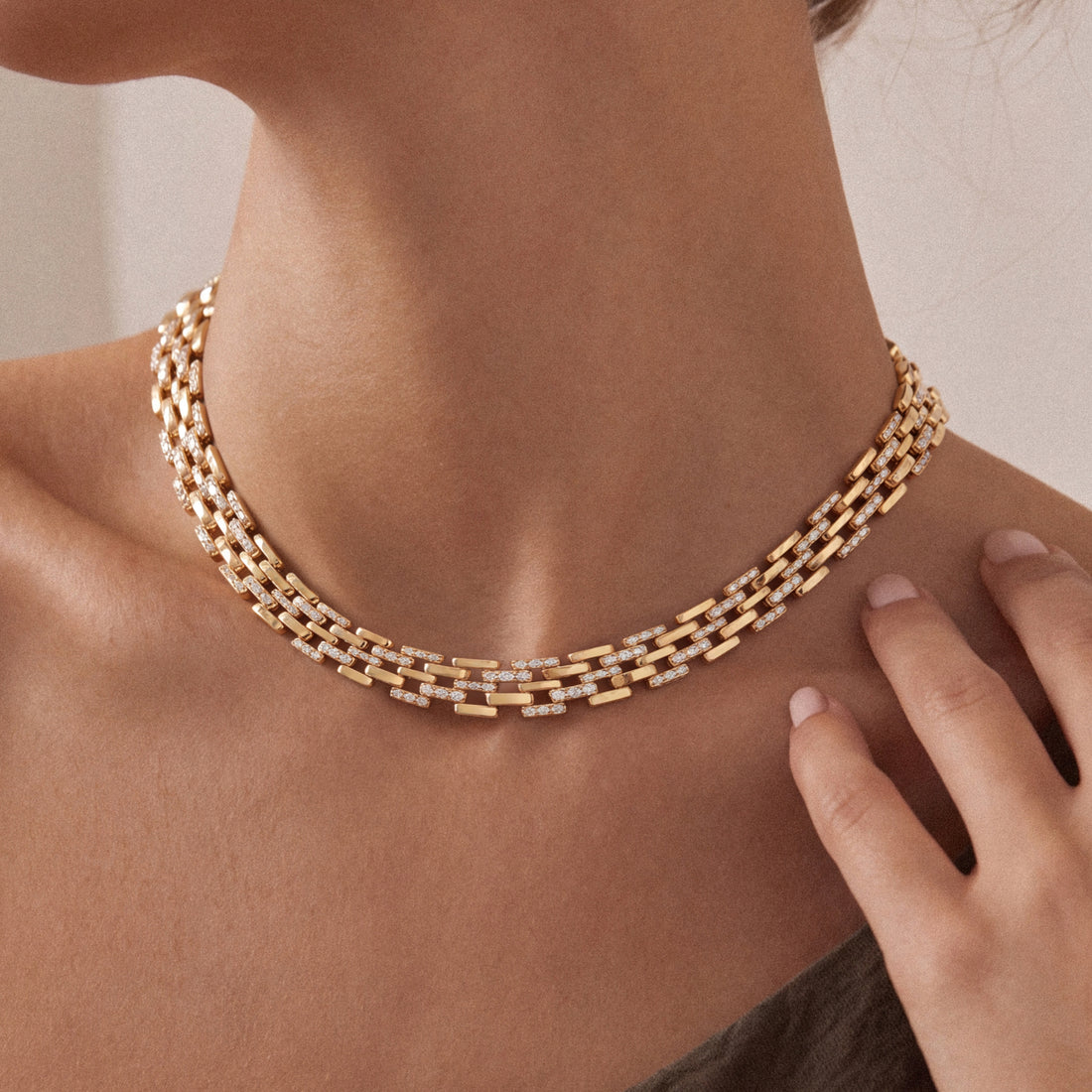 Rome Starlight Chain Necklace Large