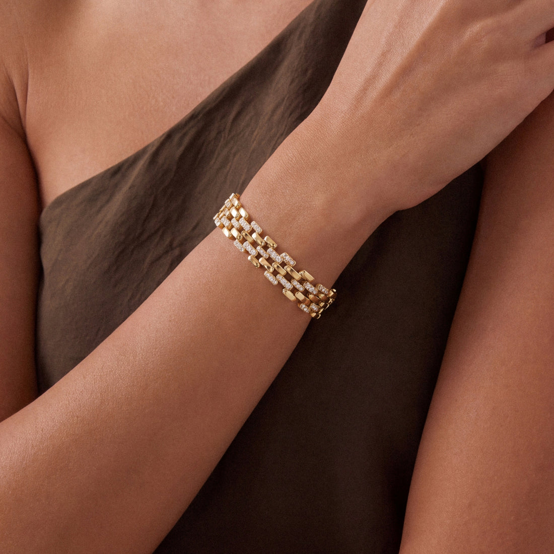 Rome Starlight Chain Bracelet Large