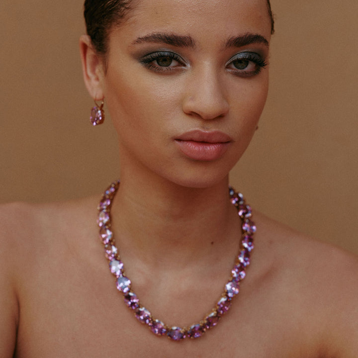 Grape Glow Earrings