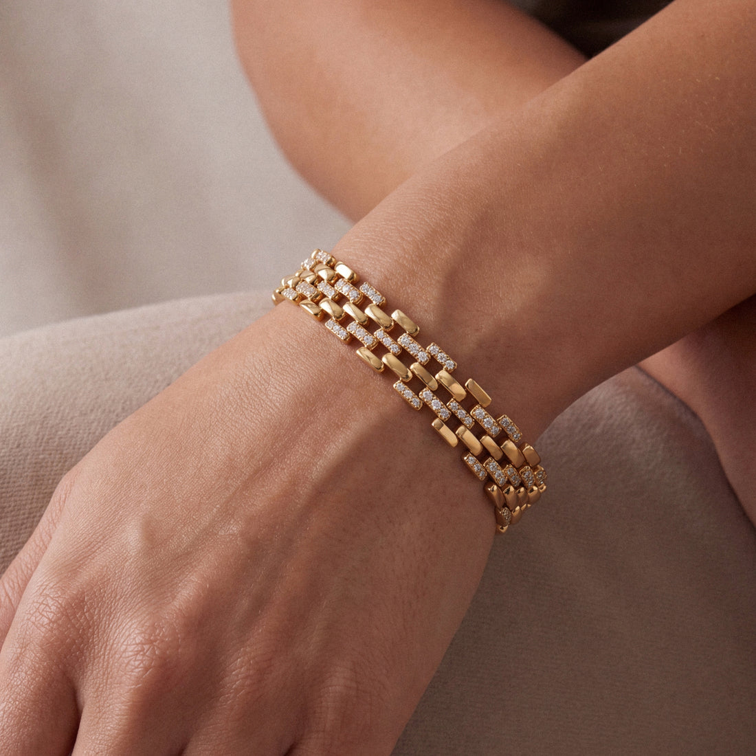 Rome Starlight Chain Bracelet Large