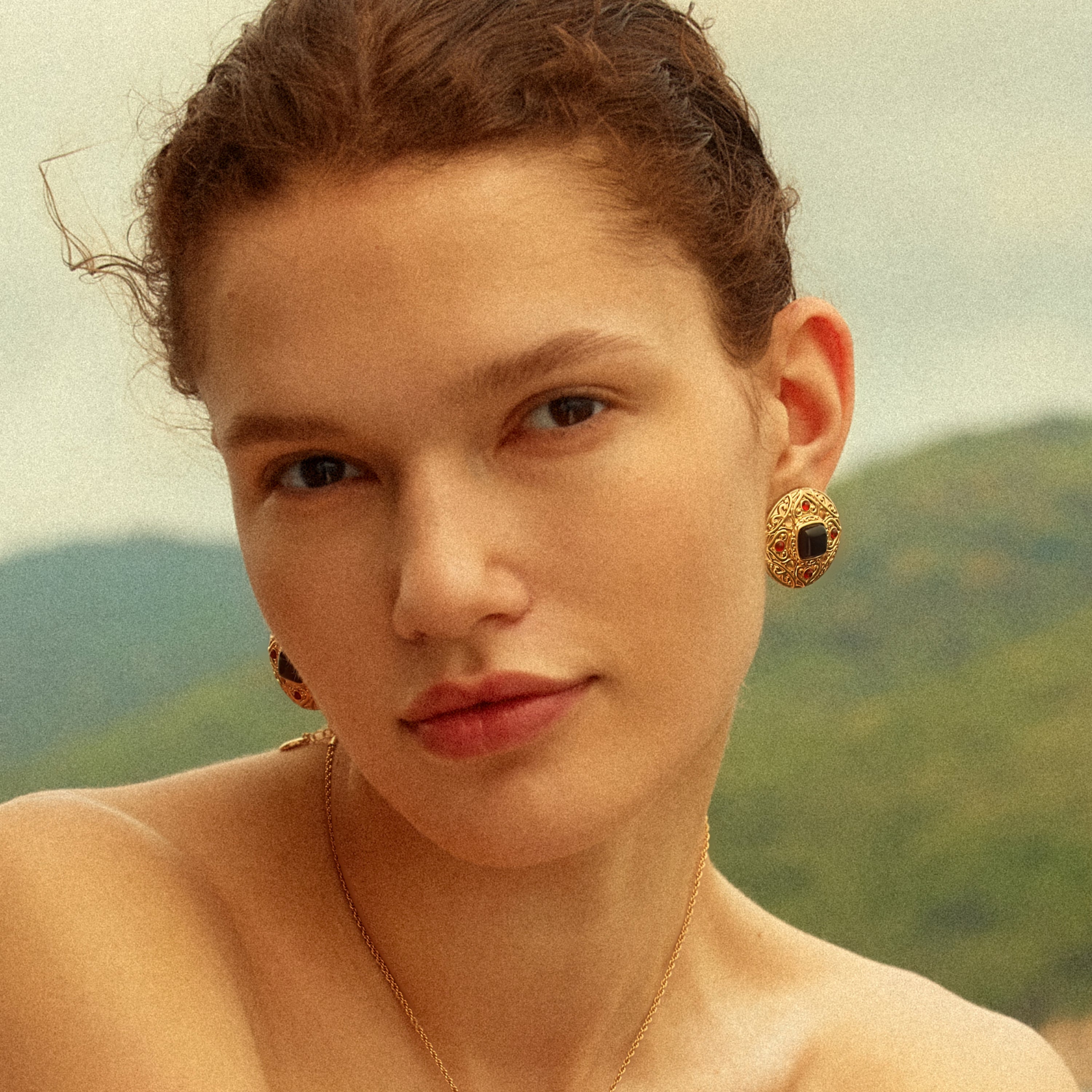 Boucles d’oreilles Reine byzantine