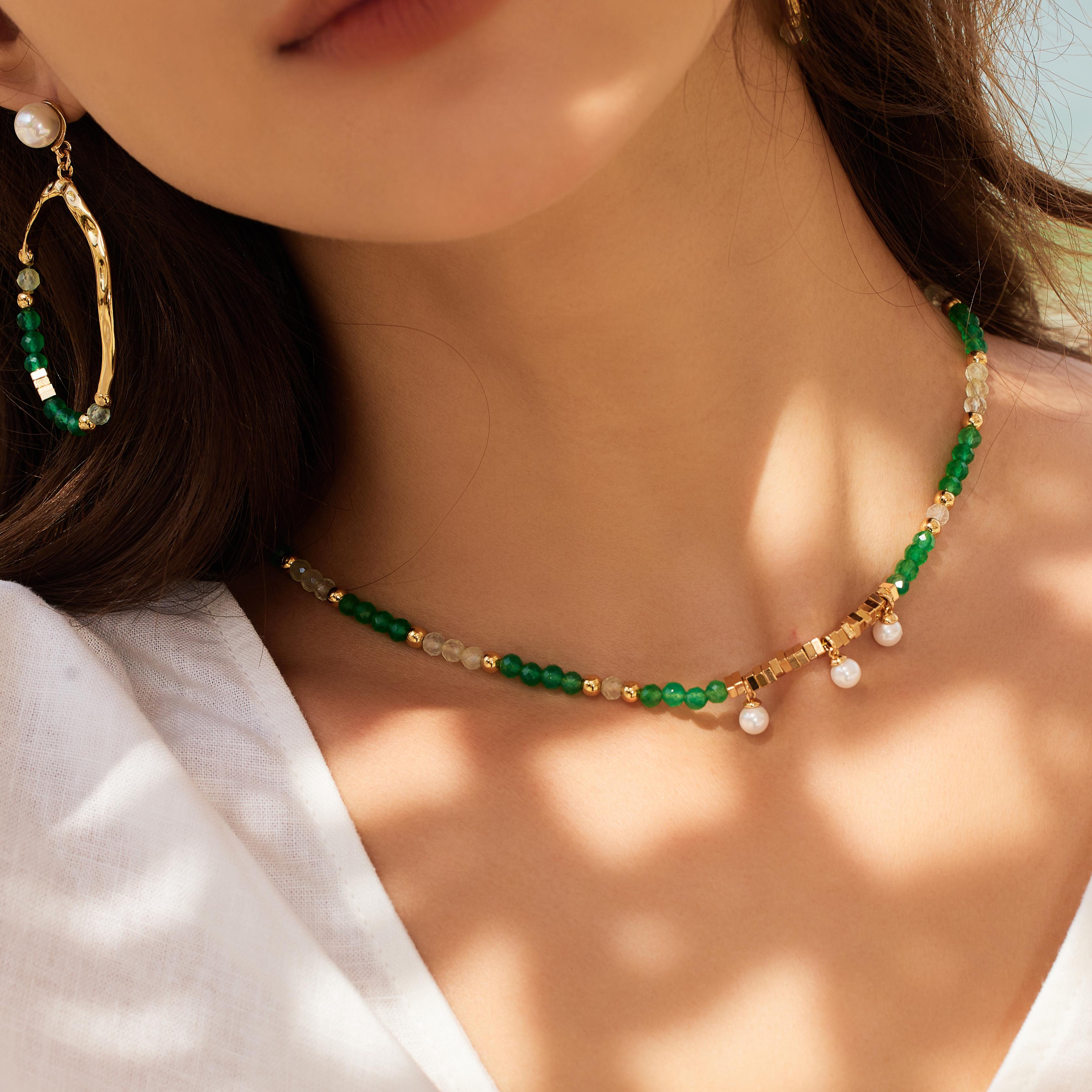 Poseidon Green Necklace