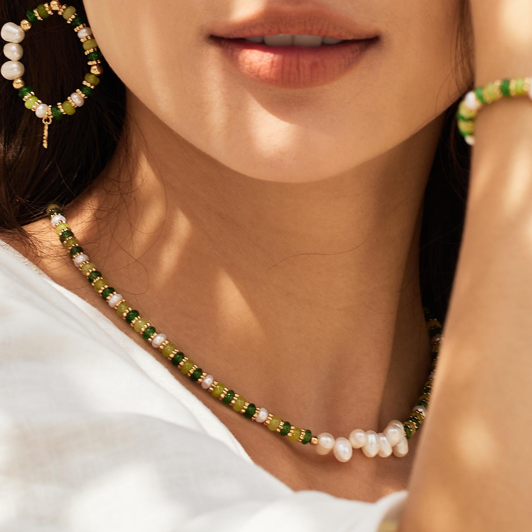 Thetis Green Necklace