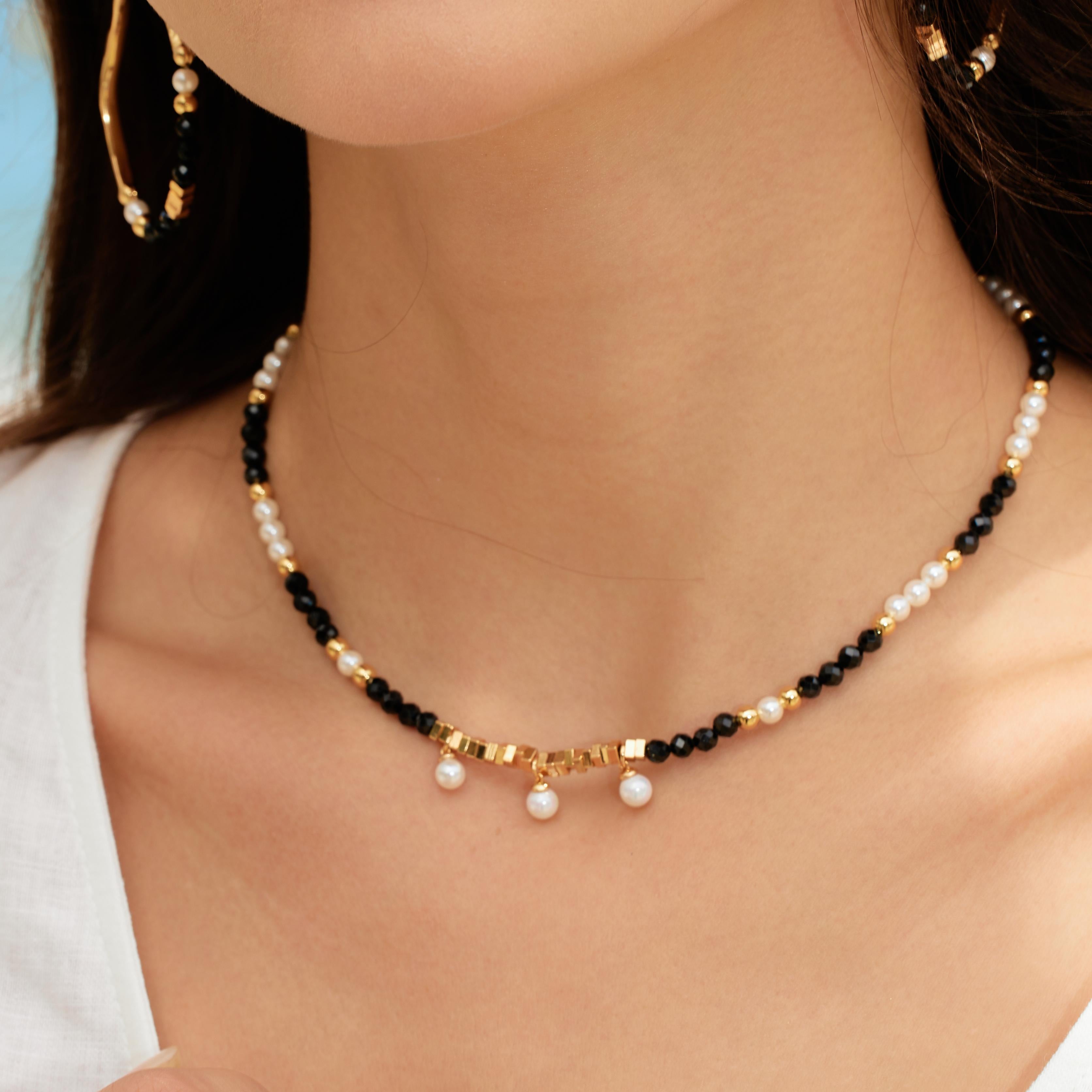 Poseidon Black Necklace