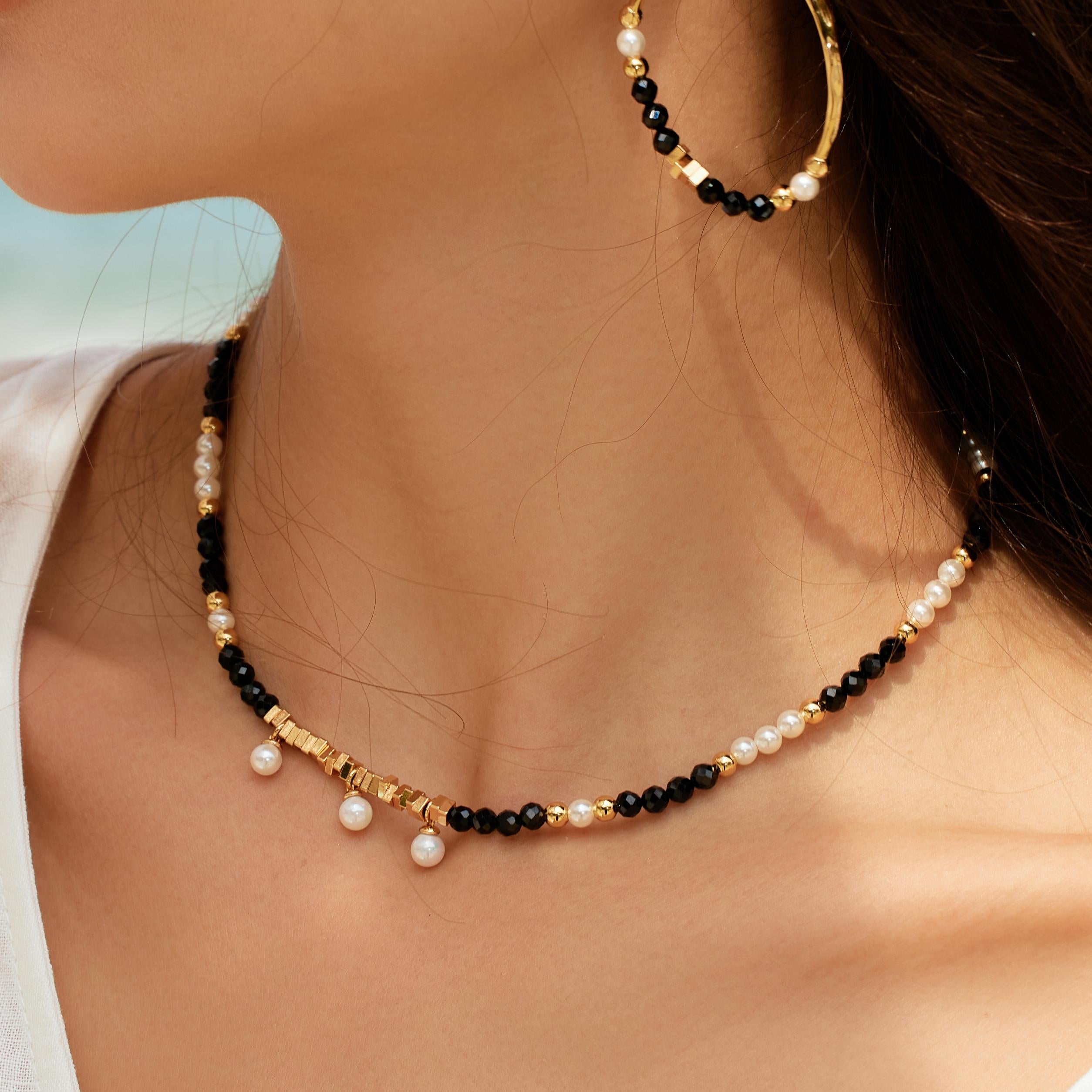 Poseidon Black Necklace