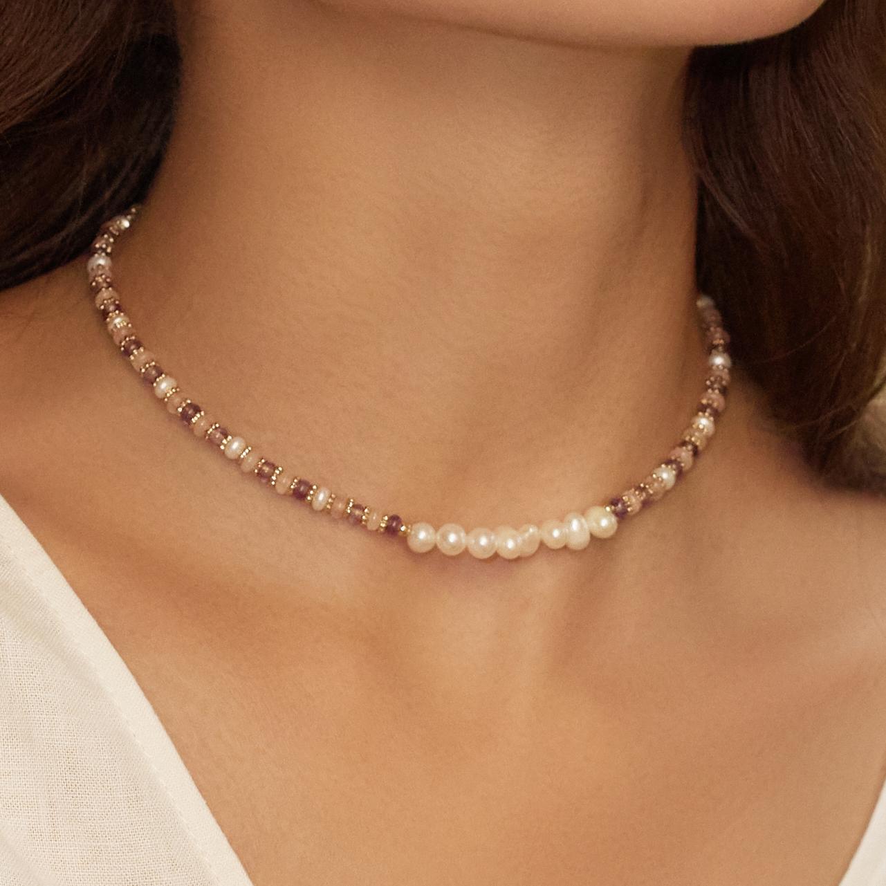 Thetis Purple Necklace