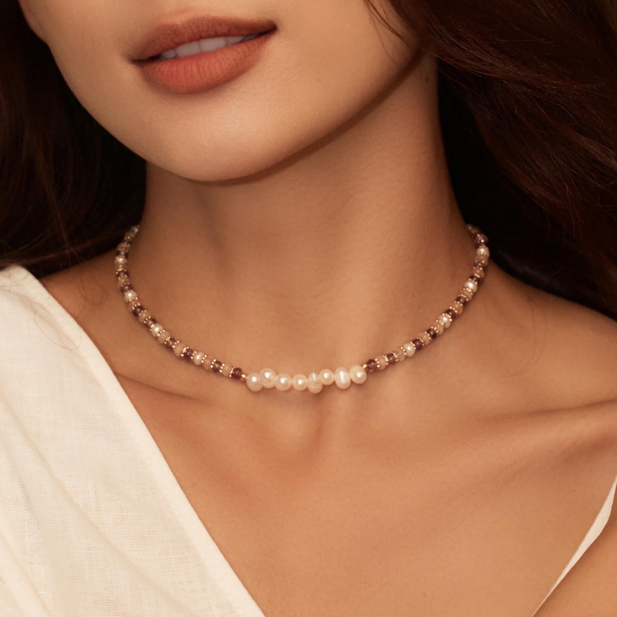 Thetis Purple Necklace