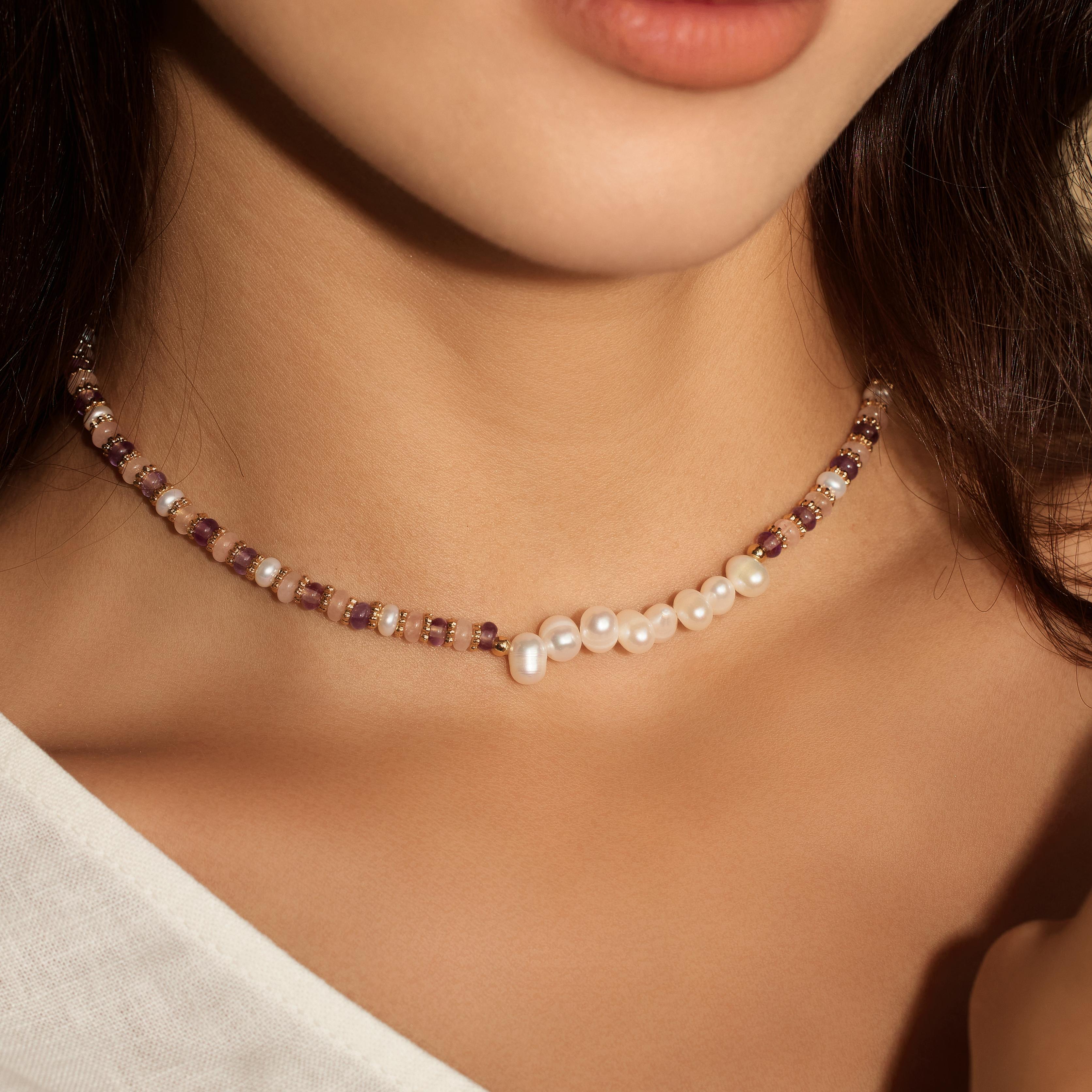 Thetis Purple Necklace