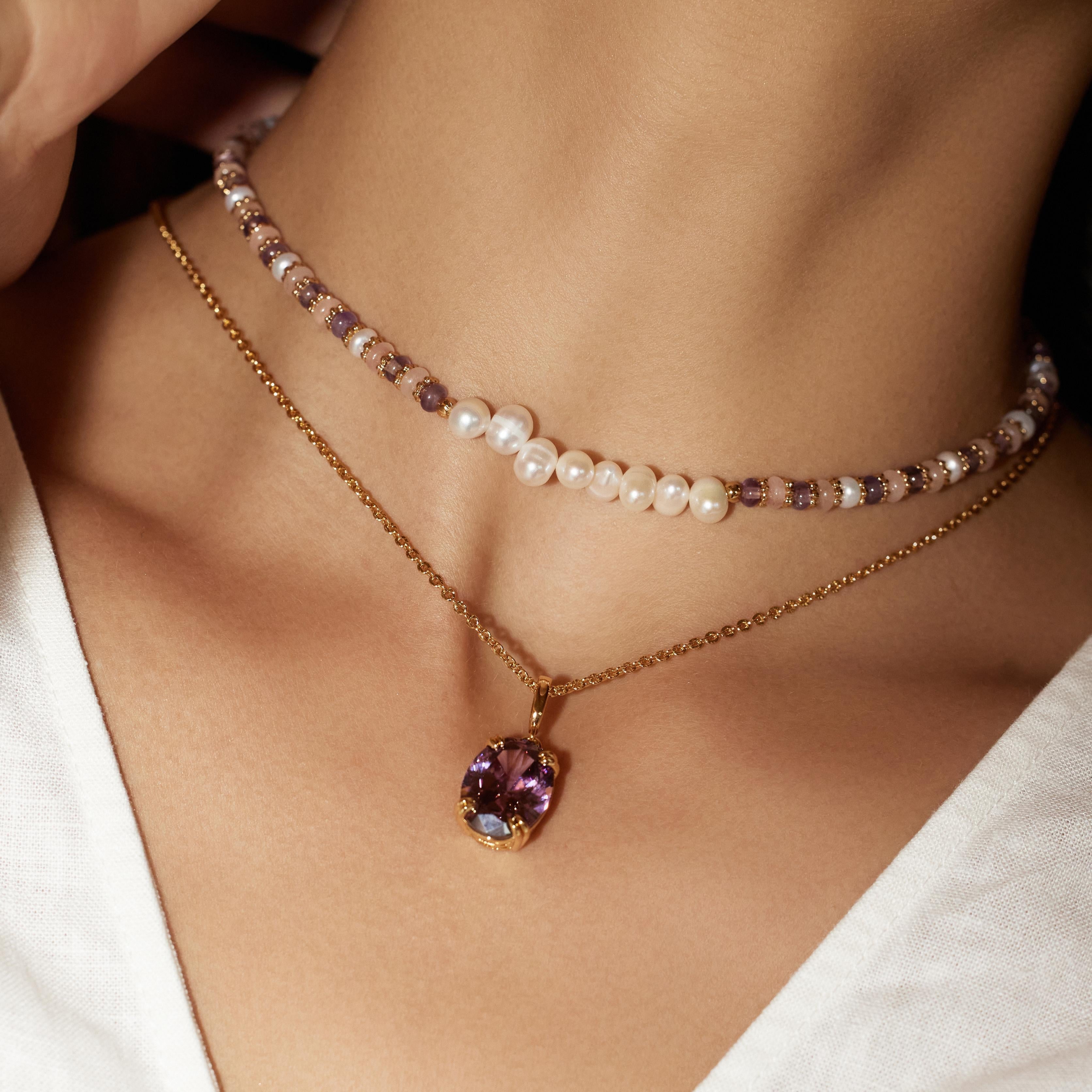 Thetis Purple Necklace