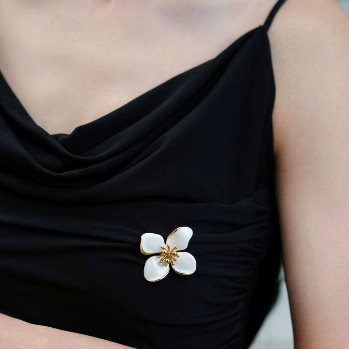 Iris Blossom Brooch