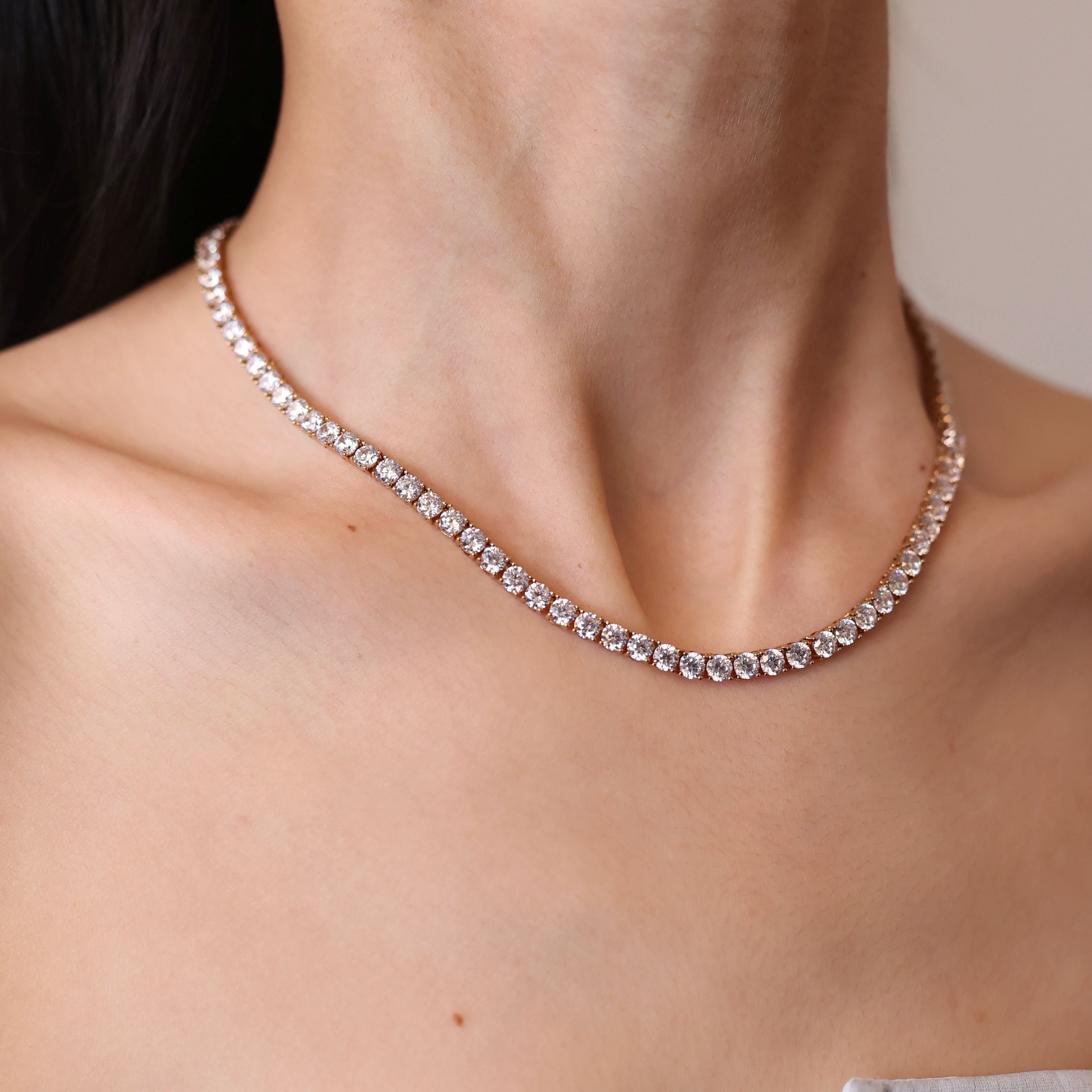 Roman Dusk Tennis Necklace