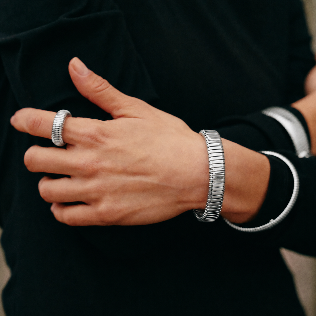 Gladiator Minimalist Ring - Adjustable