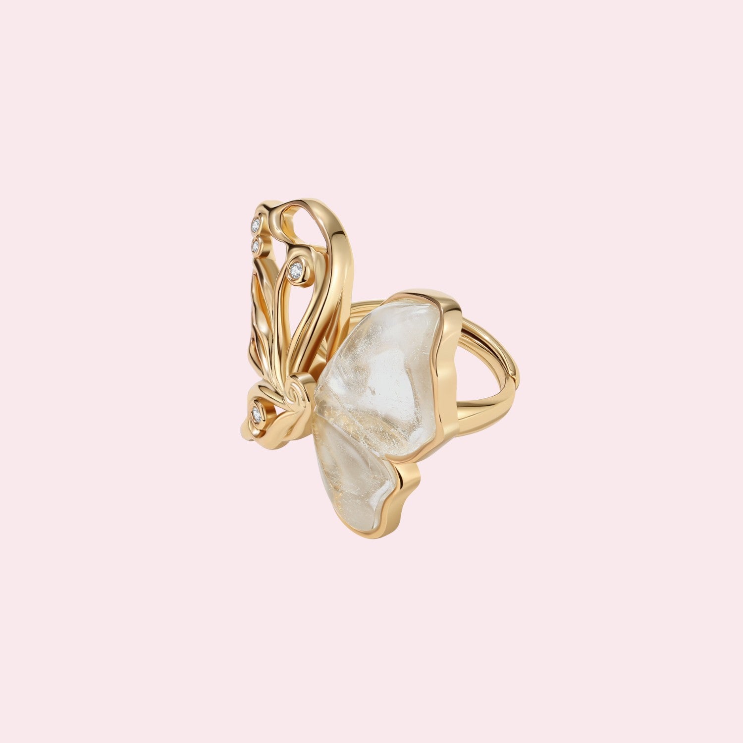 Butterfly Serenade Ring -  Adjustable