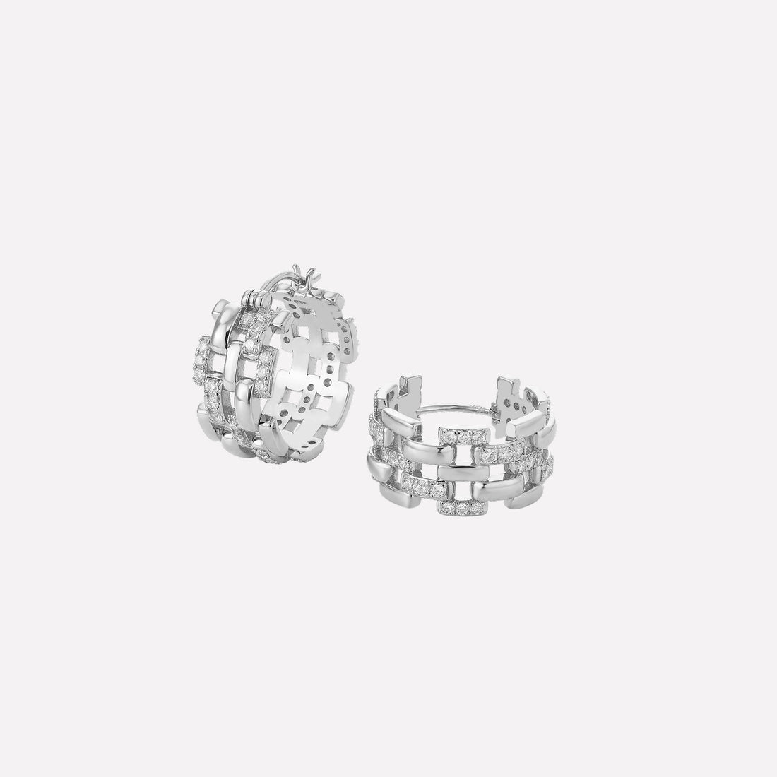 Rome Starlight Chain Earrings Large