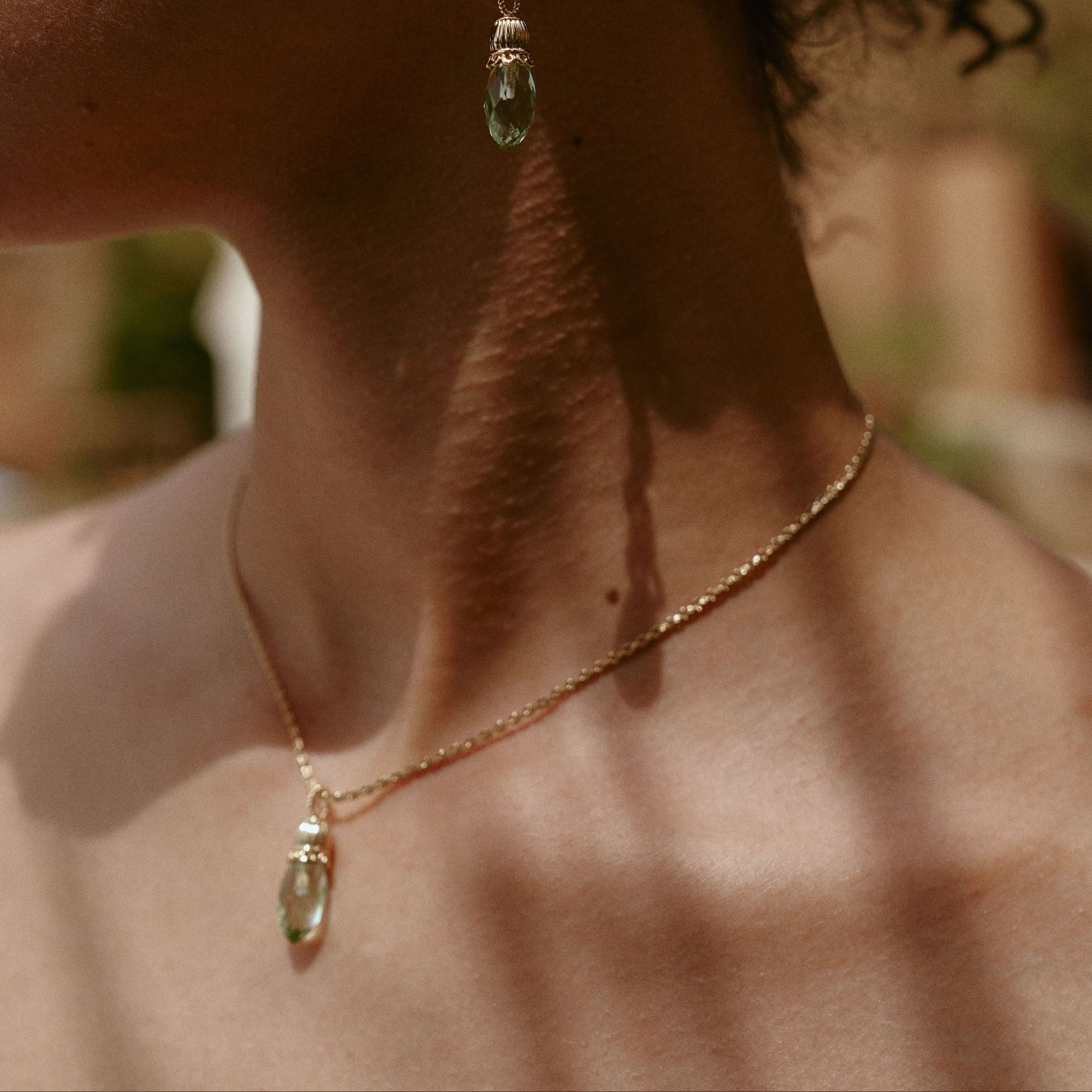 Nut Fairy Pendant Necklace