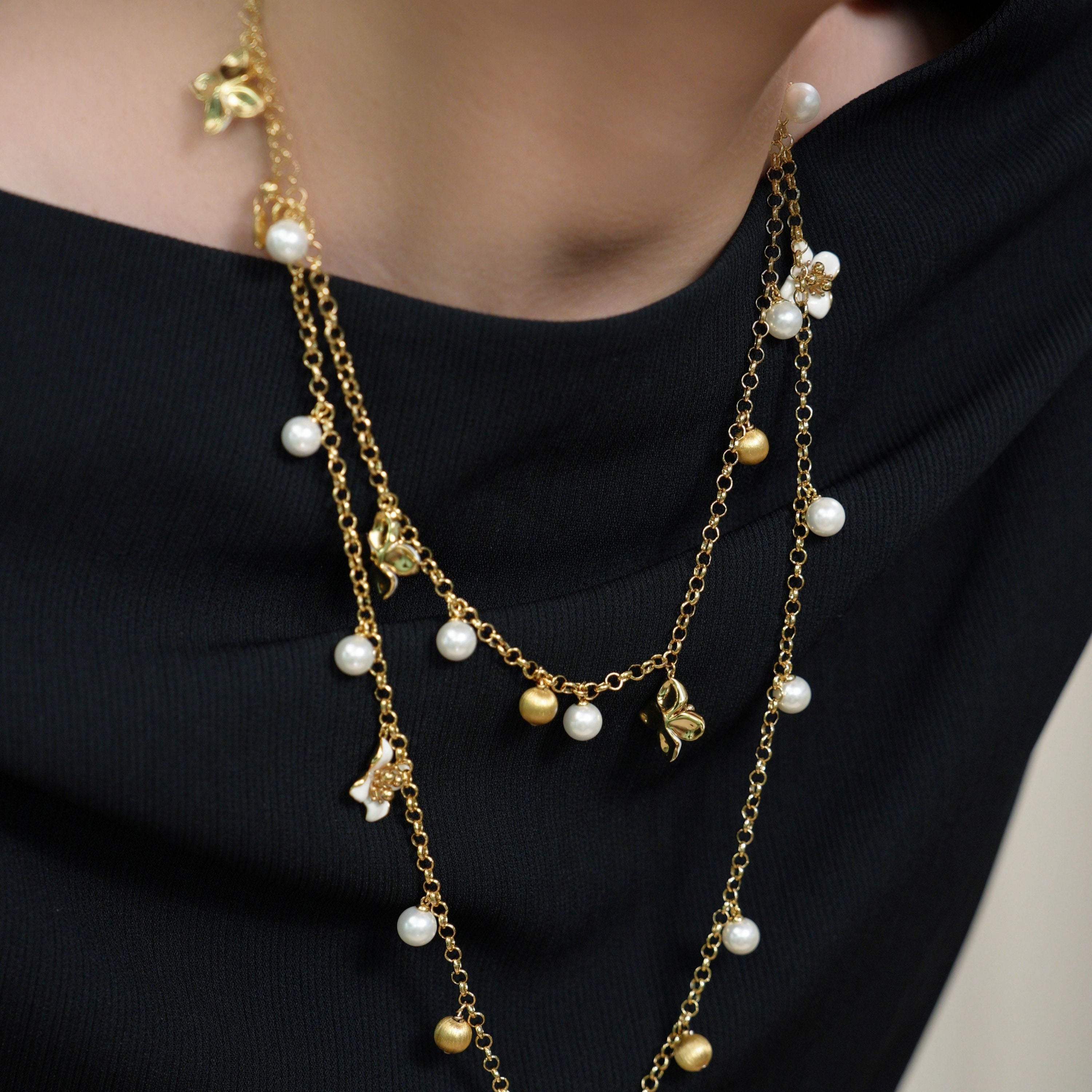 Iris Blossom Necklace